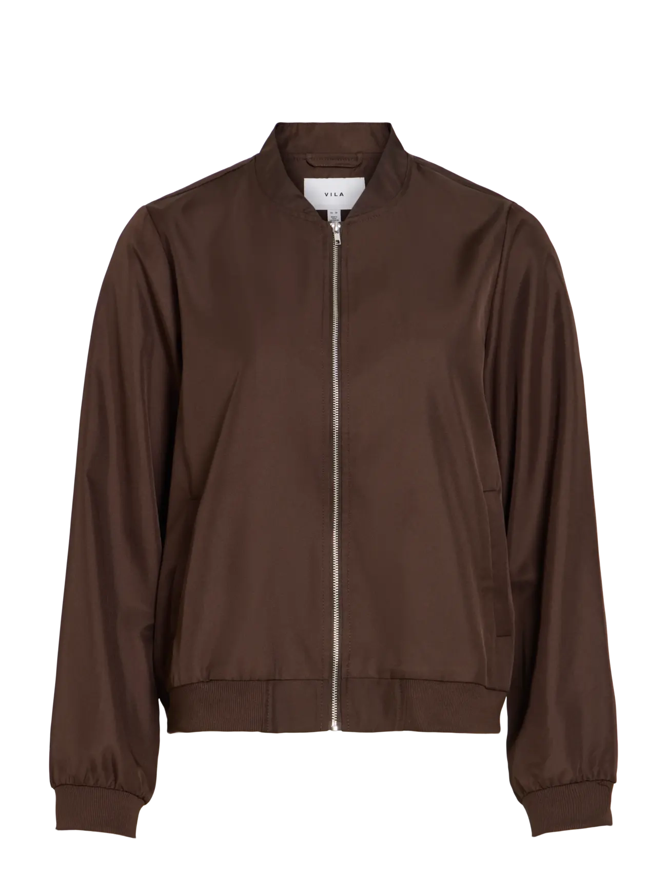 Vila VIPAPAYA L/S BOMBER JACKET - NOOS - Jackets & Coats - COFFEE BEAN / brown