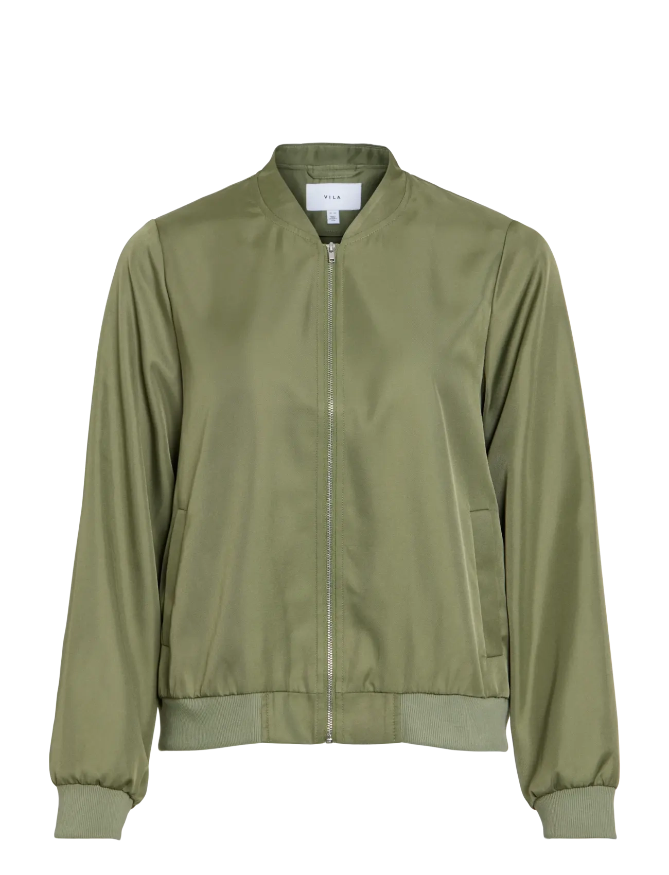 VILA Vipapaya L/S Bomber Jacke - Noos Khaki - 42 - Damen