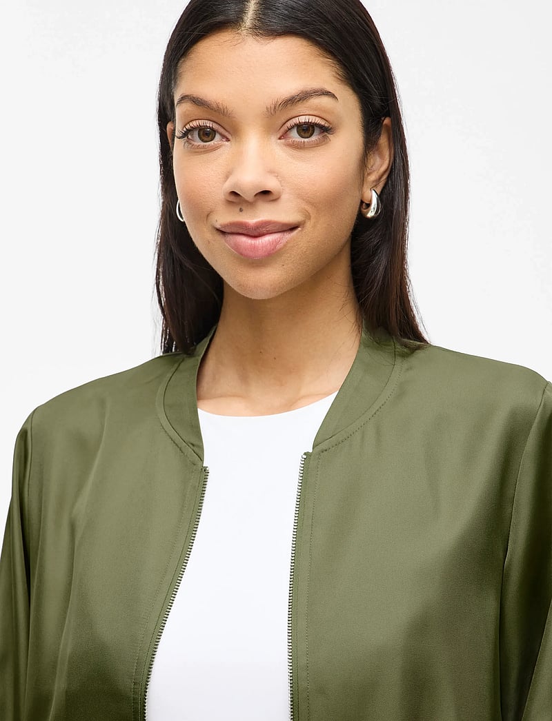Vila - VIPAPAYA L/S BOMBER JACKET - NOOS - lette jakker - oil green - 5