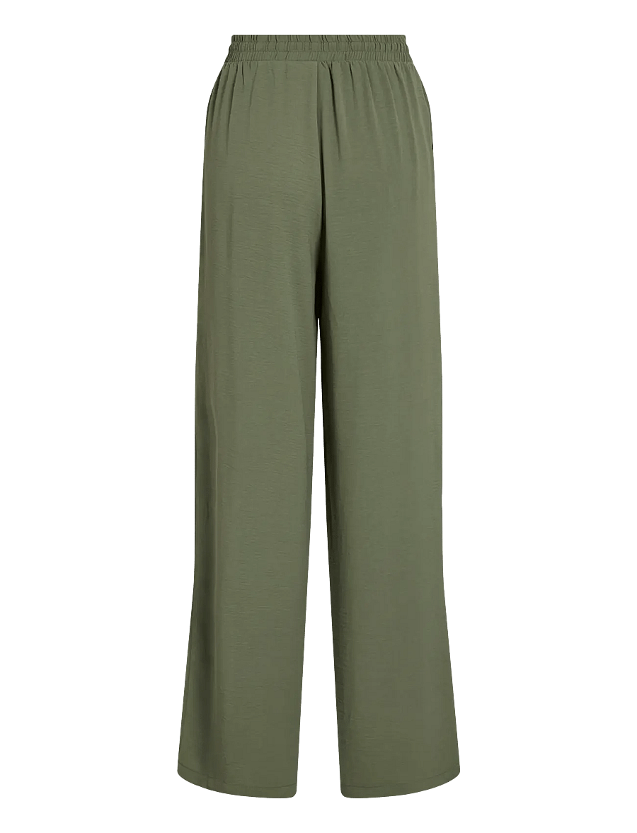 Vila - VIJOSA HW WIDE PANTS - NOOS - hosen mit weitem bein - olivine - 2