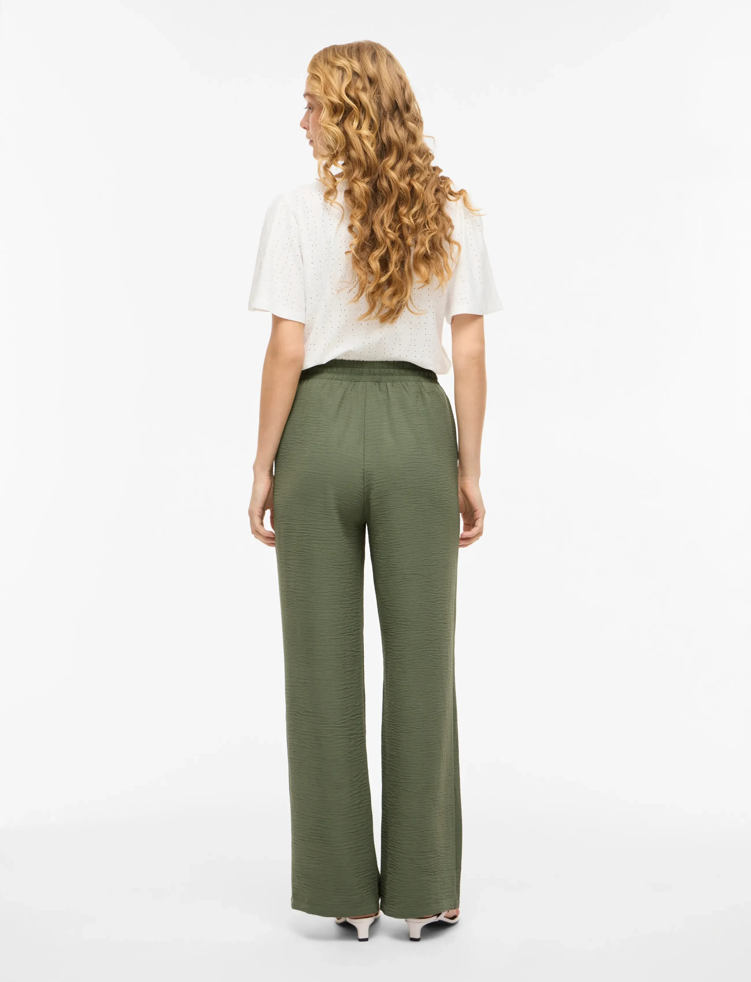 VILA Vijosa Hw Wide Pants Noos cargobyxor dam – bild 2