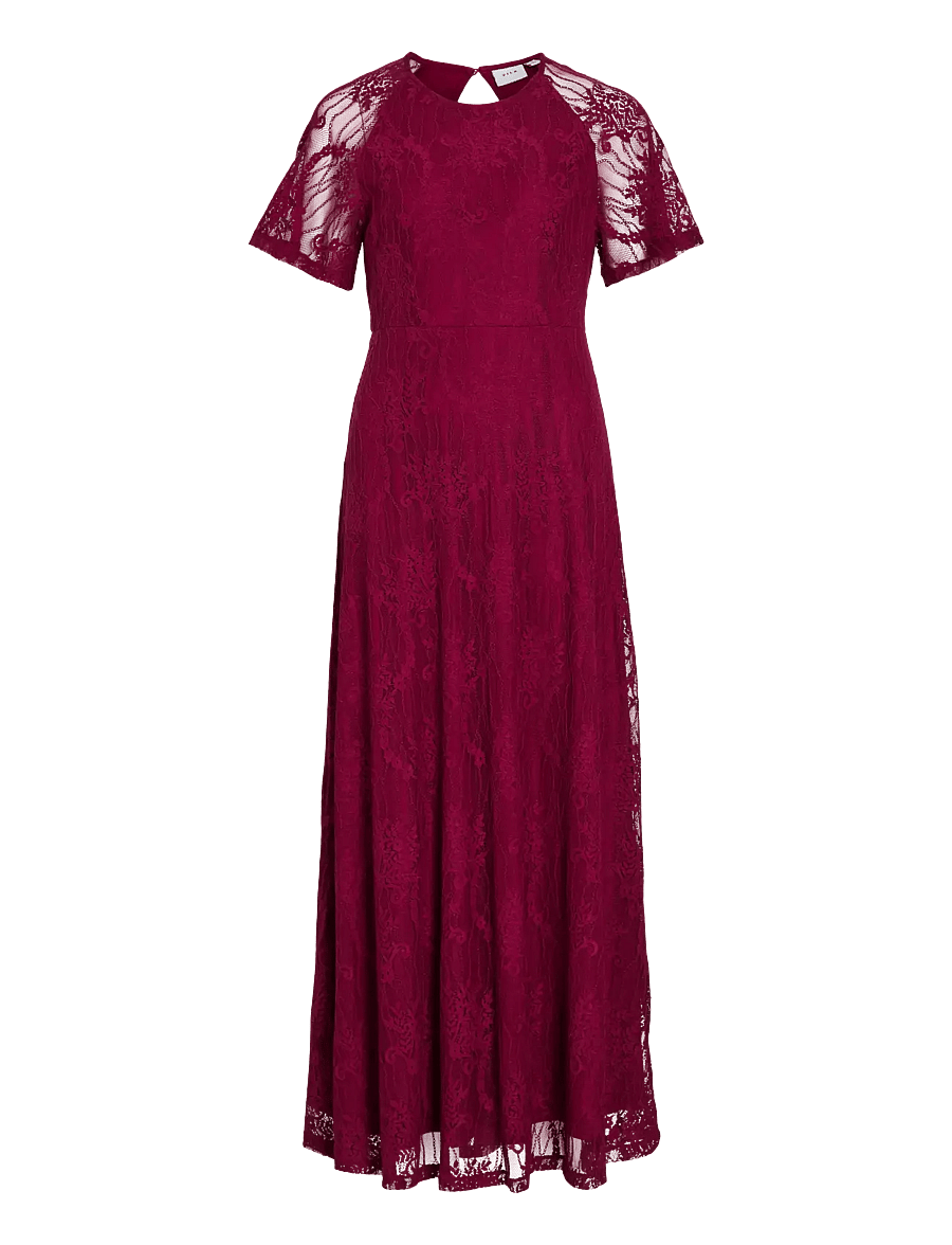 Vila - VIFEMMA S/S LACE DRESS - NOOS/OC - abendkleider - anemone - 1