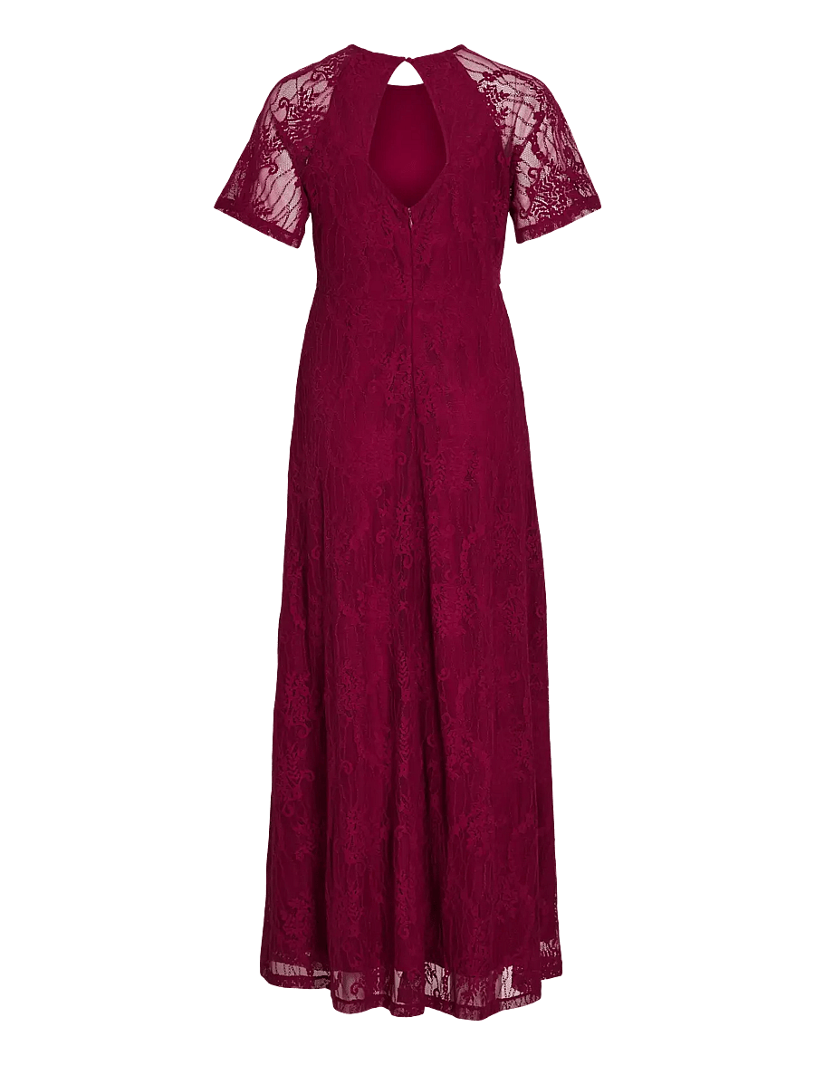 Vila - VIFEMMA S/S LACE DRESS - NOOS/OC - abendkleider - anemone - 2