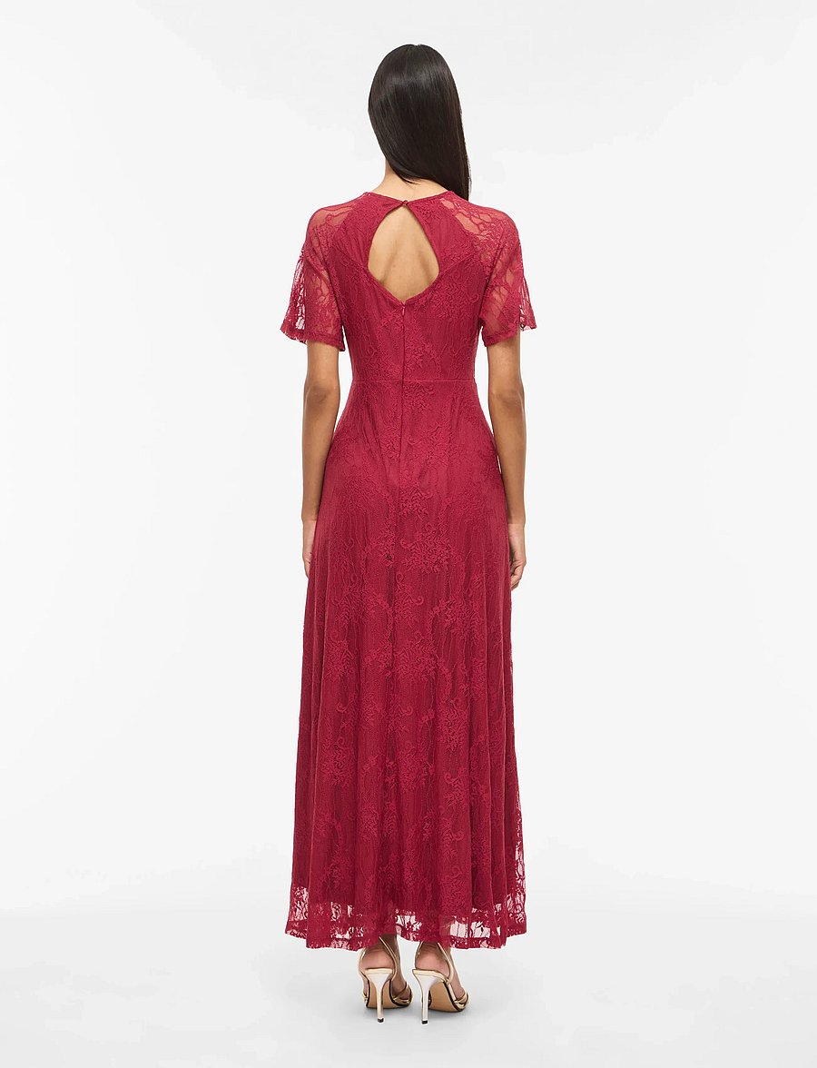 Vila - VIFEMMA S/S LACE DRESS - NOOS/OC - abendkleider - anemone - 3