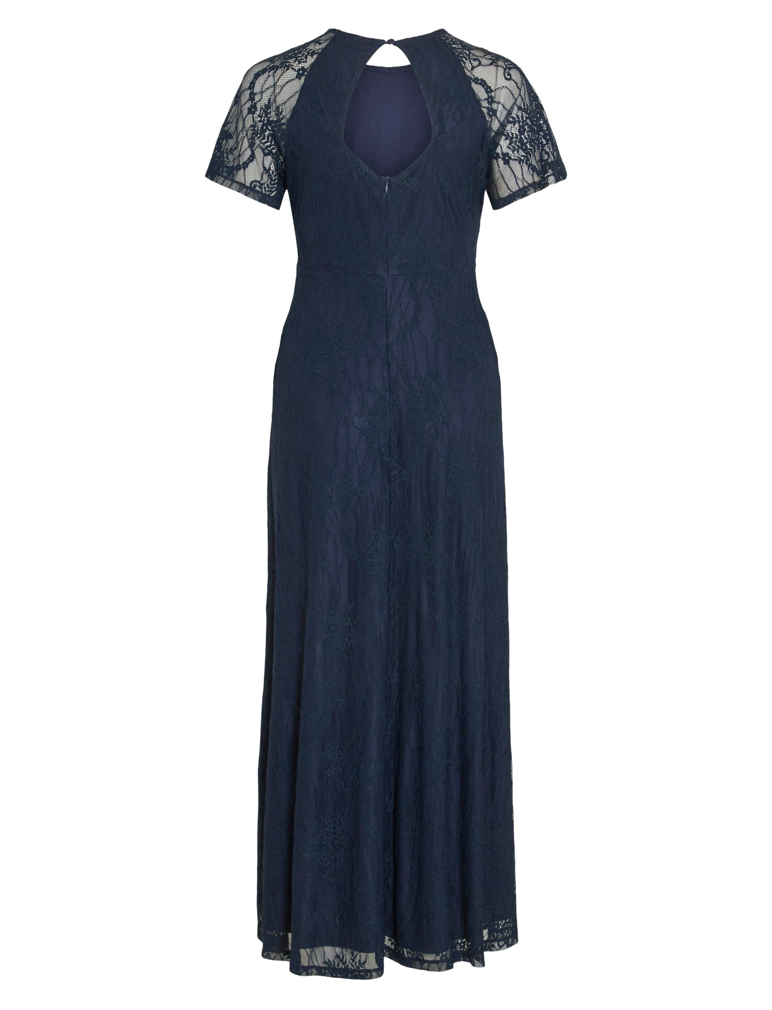 Vila - VIFEMMA S/S LACE DRESS - NOOS/OC - aftenkjoler - navy blazer - 2