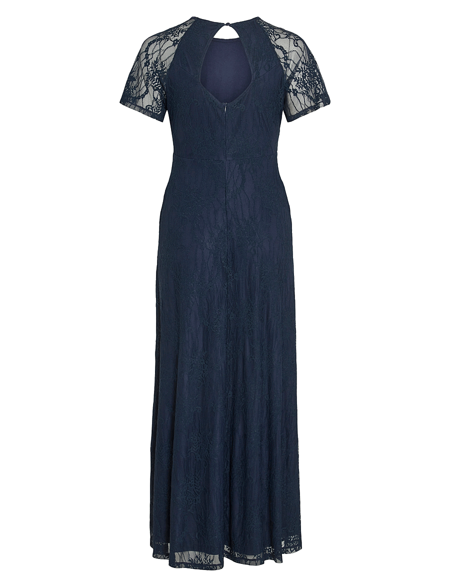 Vila - VIFEMMA S/S LACE DRESS - NOOS/OC - abendkleider - navy blazer - 2