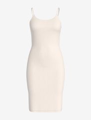 Vila - VIKENZA SINGLET DRESS - NOOS - slip dresses - egret - 0