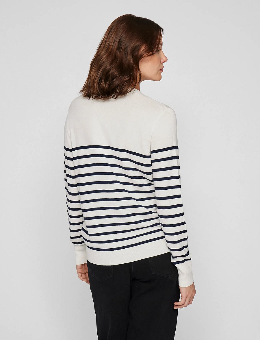 Vila - VIWENNIE V-NECK L/S KNIT CARDIGAN - cloud dancer - 2