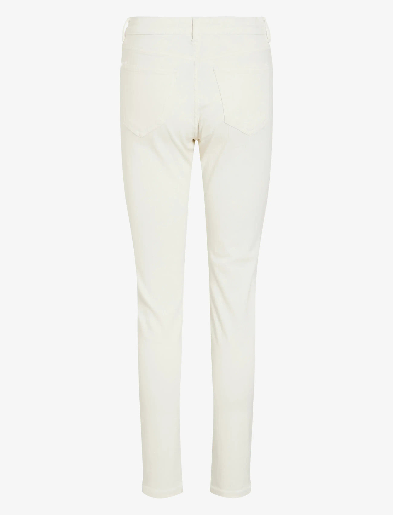 Vila - VISARAH RW SKINNY JEANS WHITE EMY-NOOS - skinny jeans - white denim - 1