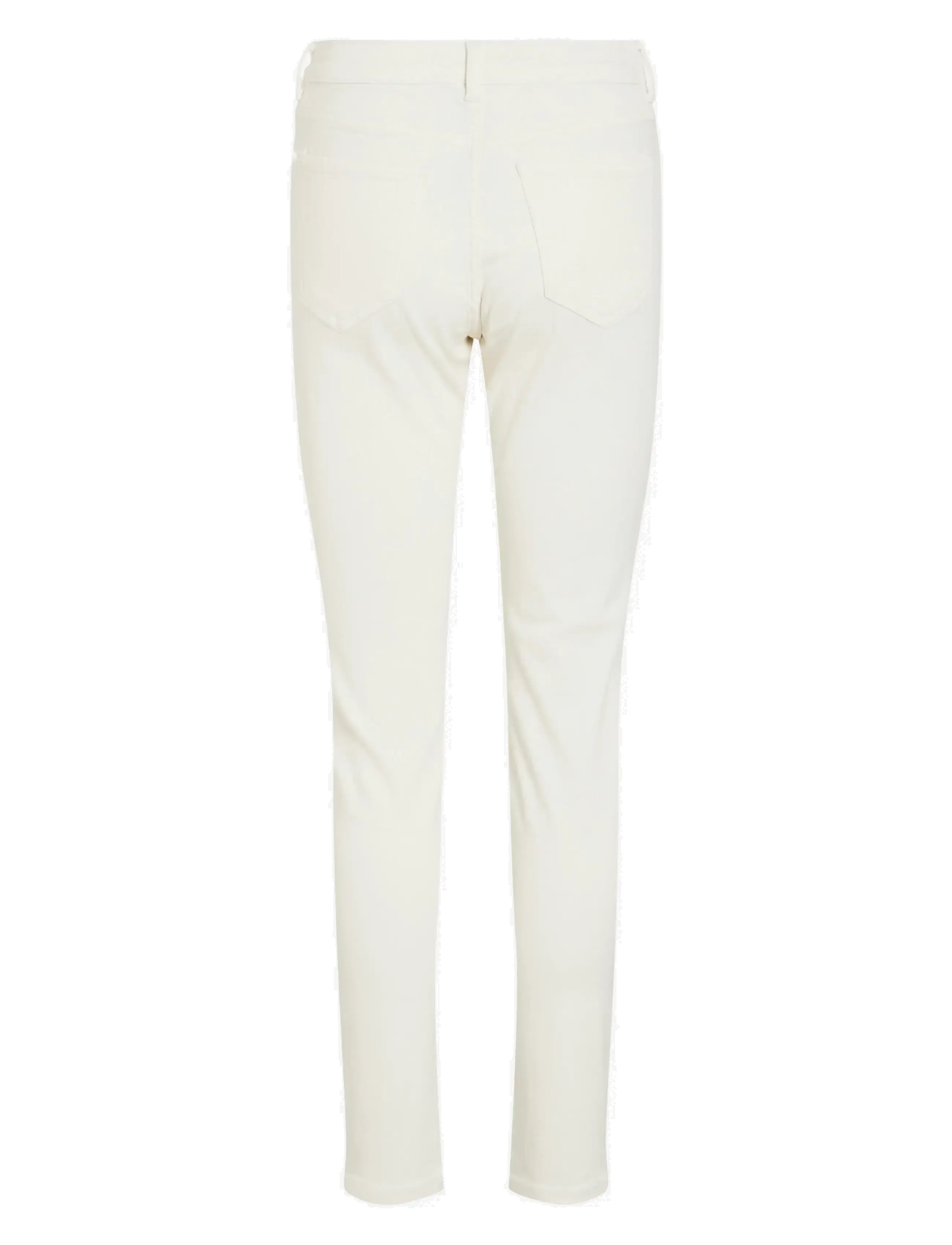 Vila - VISARAH RW SKINNY JEANS WHITE EMY-NOOS - skinny jeans - white denim - 2