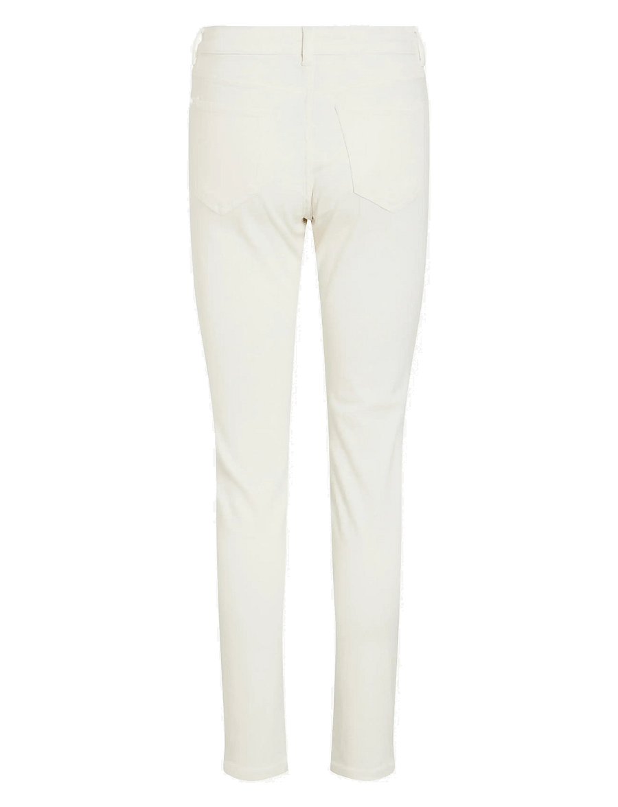 Vila - VISARAH RW SKINNY JEANS WHITE EMY-NOOS - skinny jeans - white denim - 2