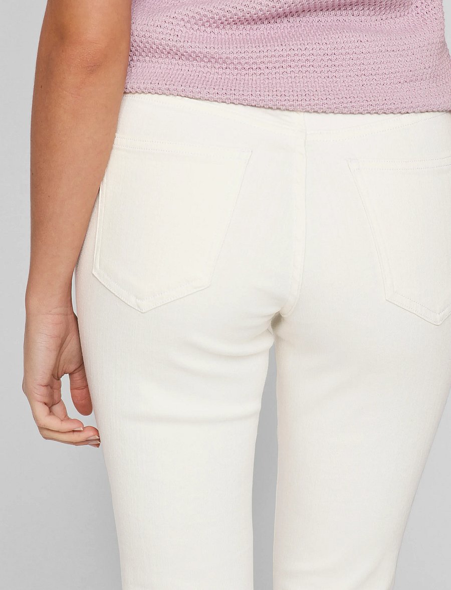 Vila - VISARAH RW SKINNY JEANS WHITE EMY-NOOS - skinny jeans - white denim - 5