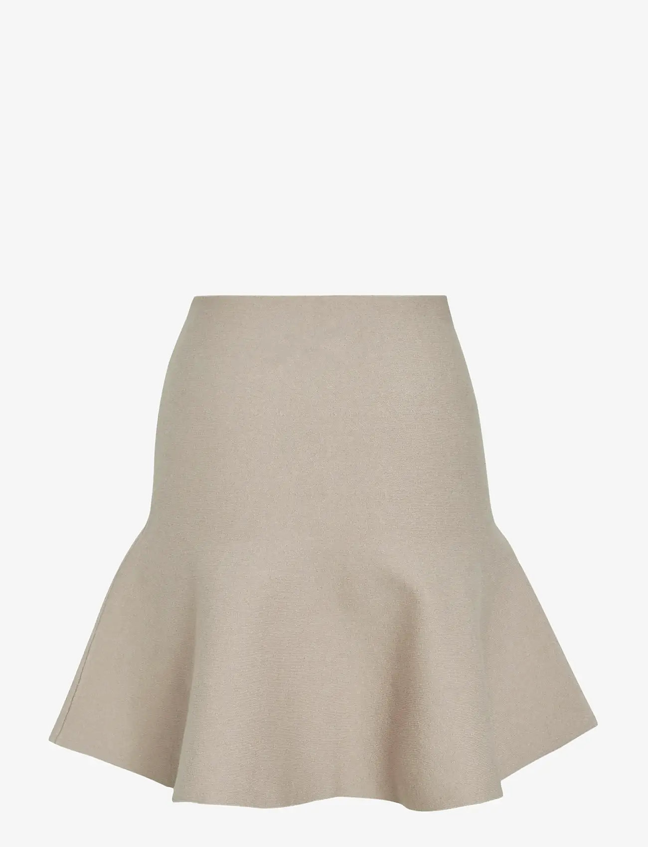 Vila - VIZARAH HW SKATER SKIRT/KA - korta kjolar - feather gray - 2