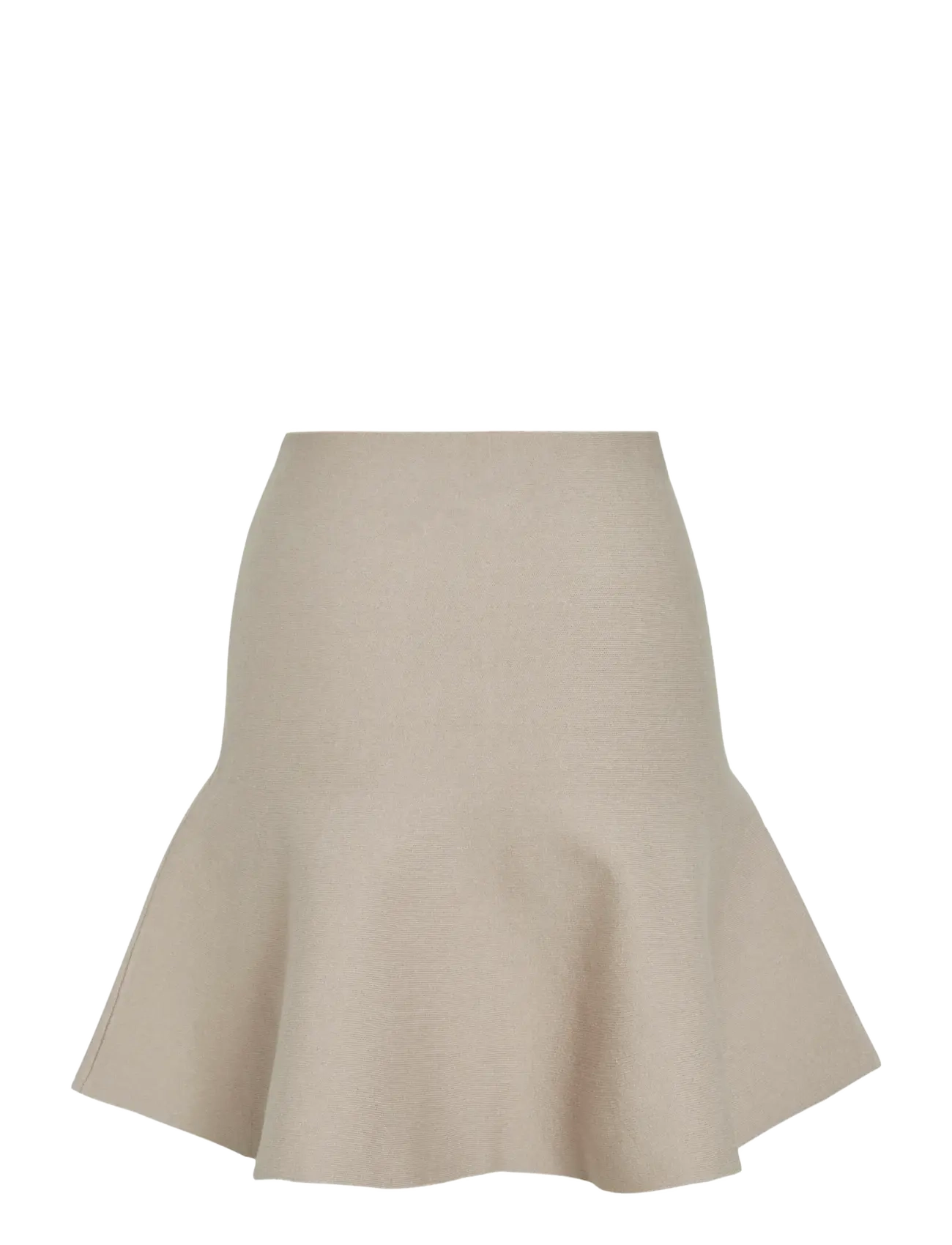 Vila - VIZARAH HW SKATER SKIRT/KA - kurze röcke - feather gray - 2