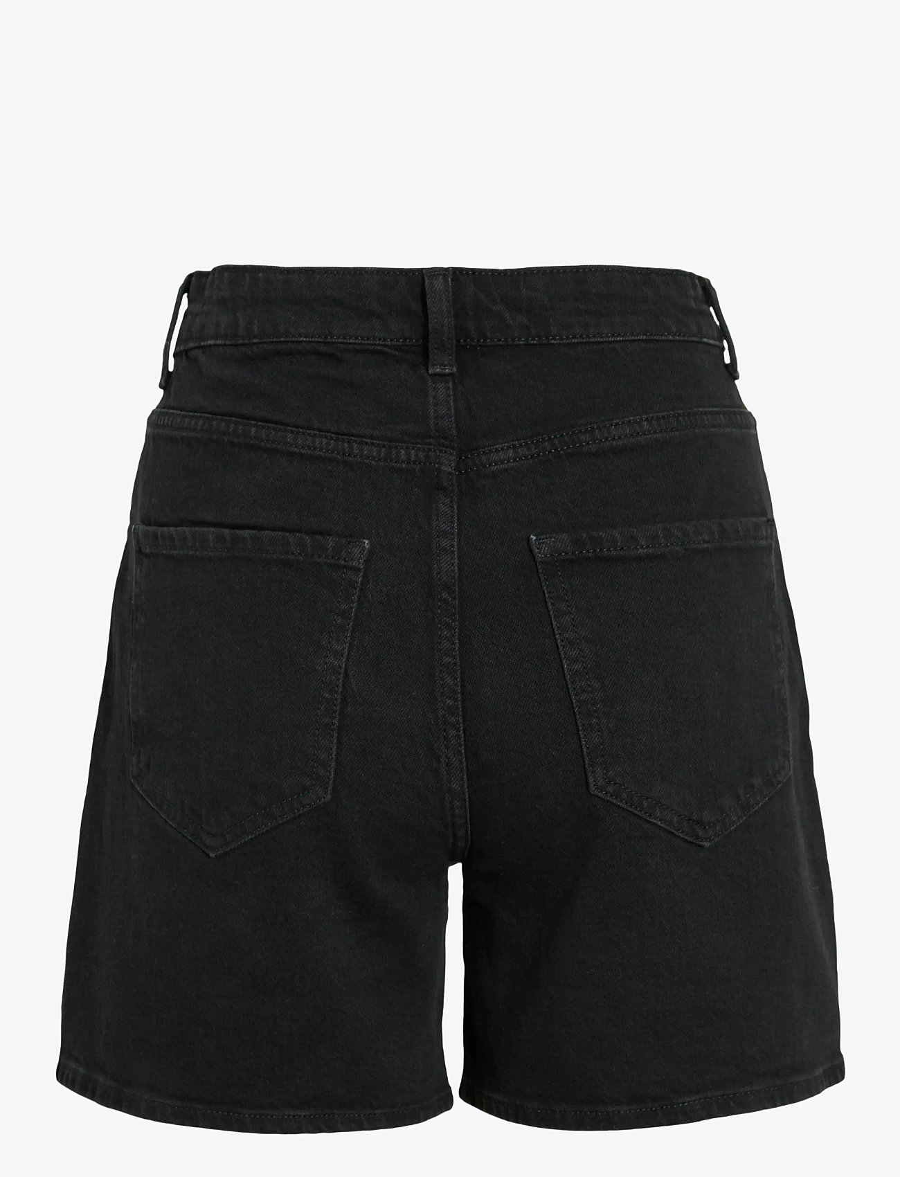 Vila - VIJAF HW DESTROY DENIM SHORTS - jorts - black denim - 2