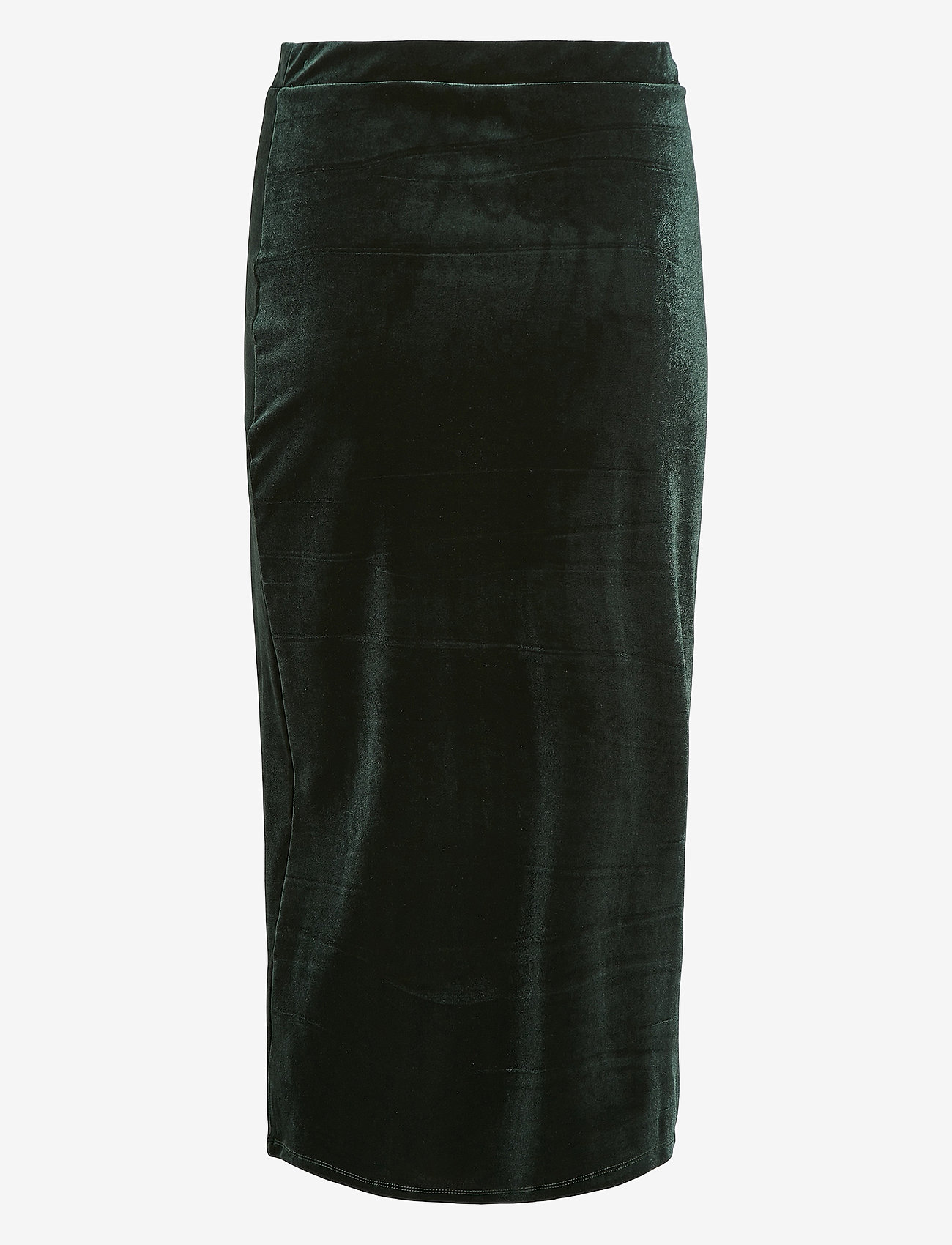 Vila - VIVELMA VELOUR SKIRT/DC - midi skjørt - scarab - 1