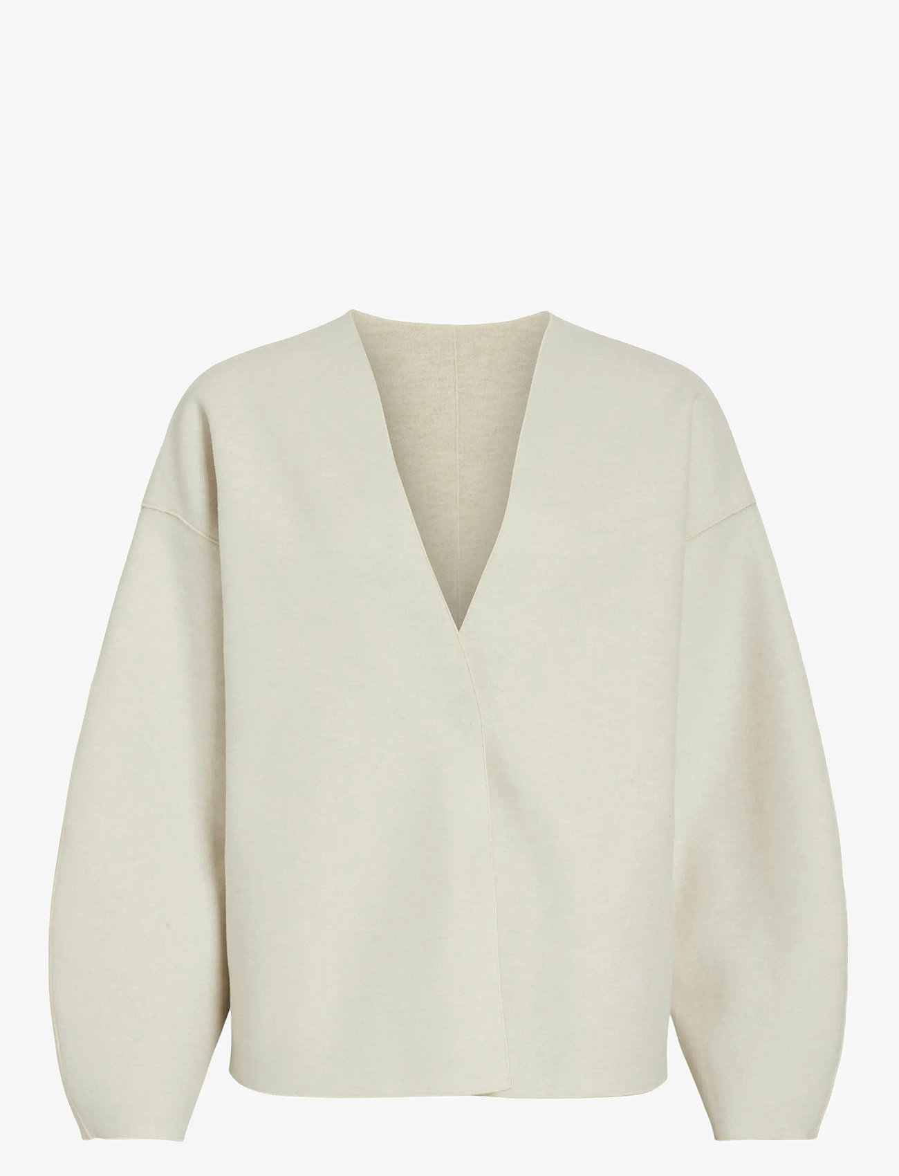 Vila - VIJUICE LOOSE L/S JACKET - NOOS - kappor - super light natural melan - 1