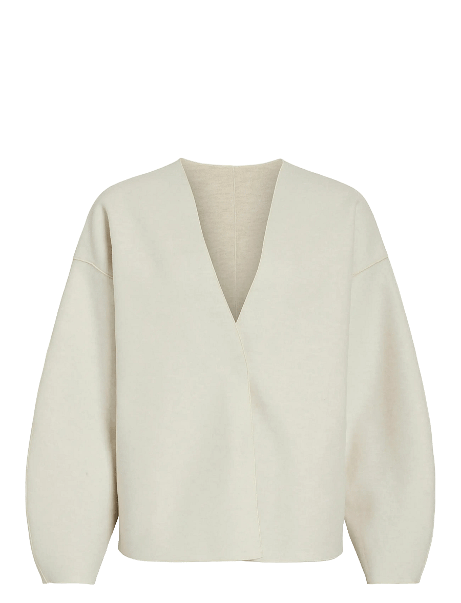 Vila - VIJUICE LOOSE L/S JACKET - NOOS - coats - super light natural melan - 1