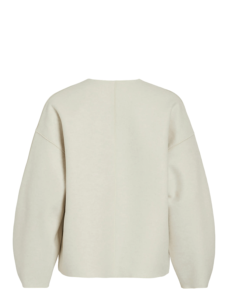 Vila - VIJUICE LOOSE L/S JACKET - NOOS - coats - super light natural melan - 2