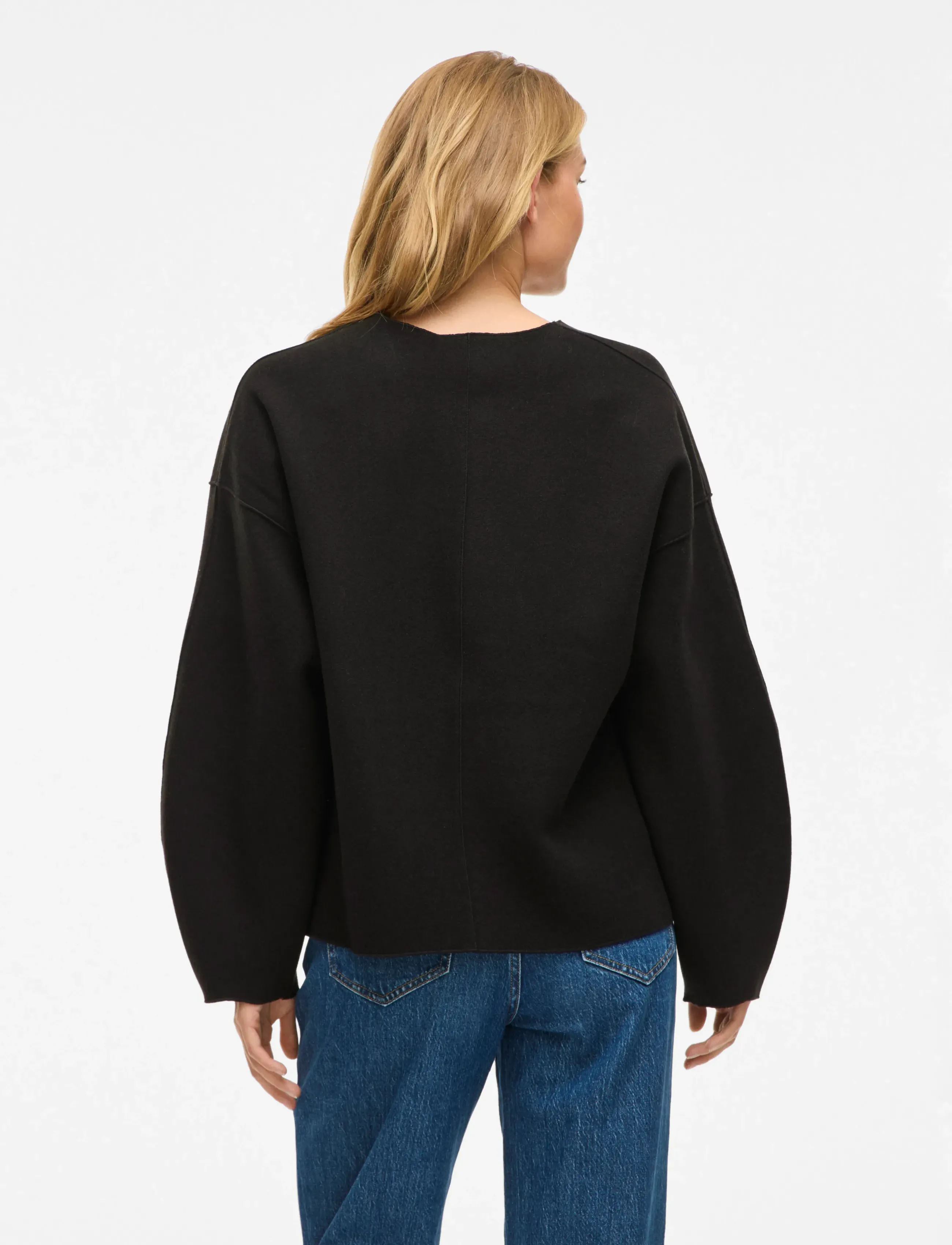 Vila - VIJUICE LOOSE L/S JACKET - NOOS - coats - black - 3