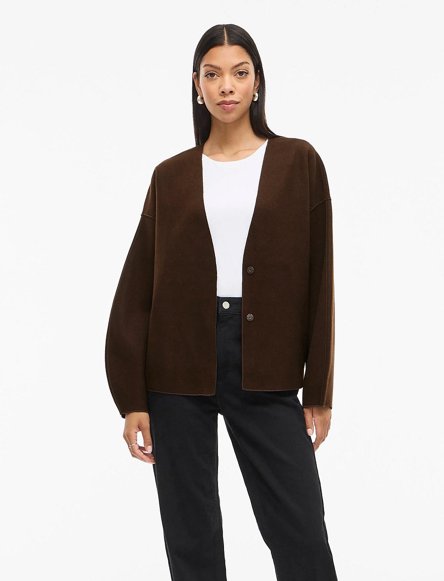 Vila - VIJUICE LOOSE L/S JACKET - NOOS - frakker - coffee bean - 0