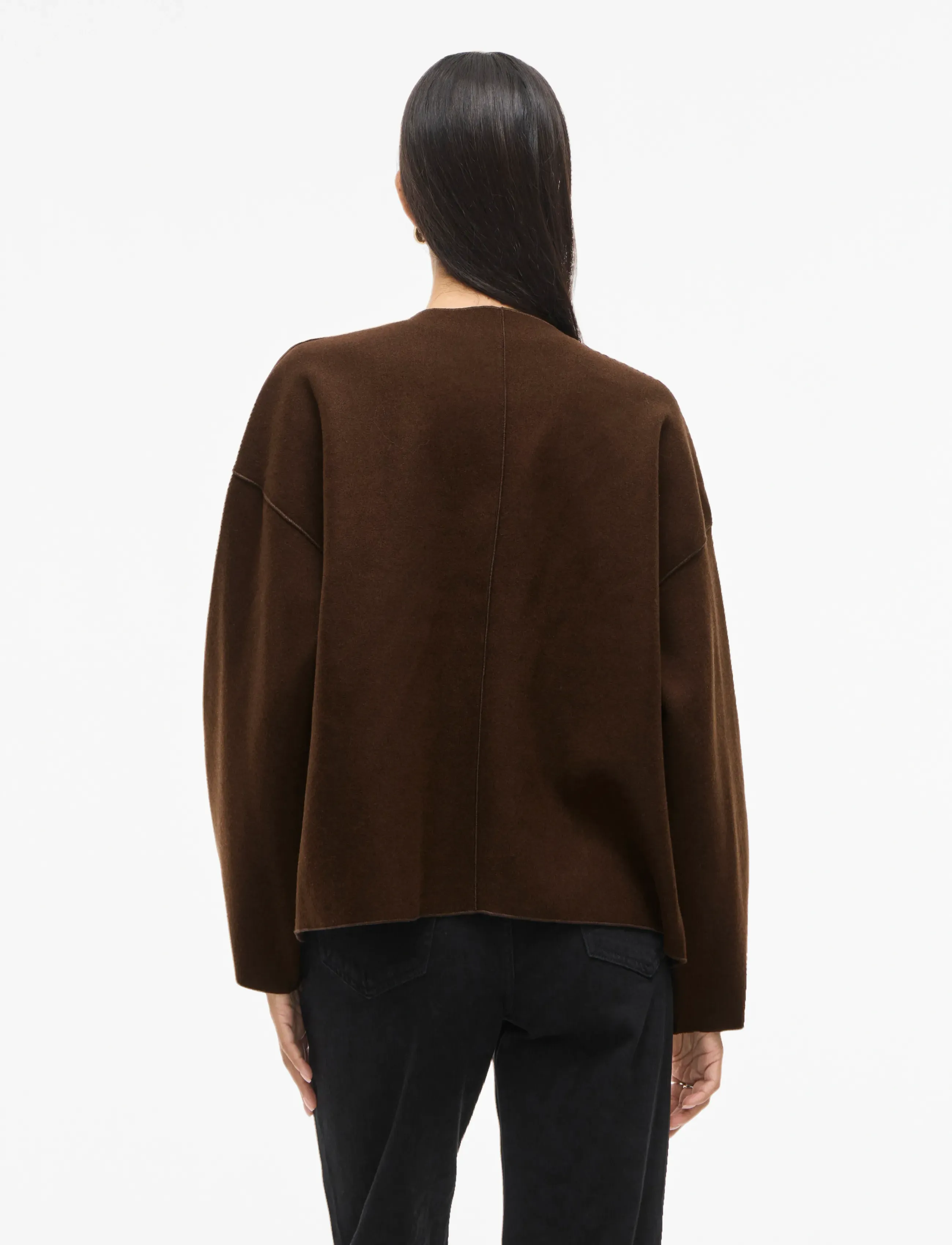Kappor Vila Noos Juice Loose Jacket Coffee Bean 6
