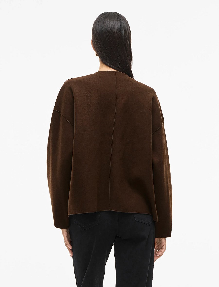 Vila - VIJUICE LOOSE L/S JACKET - NOOS - frakker - coffee bean - 3