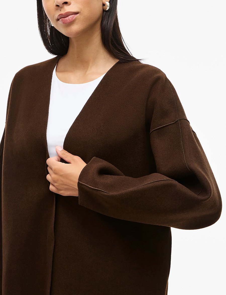 Vila - VIJUICE LOOSE L/S JACKET - NOOS - frakker - coffee bean - 5