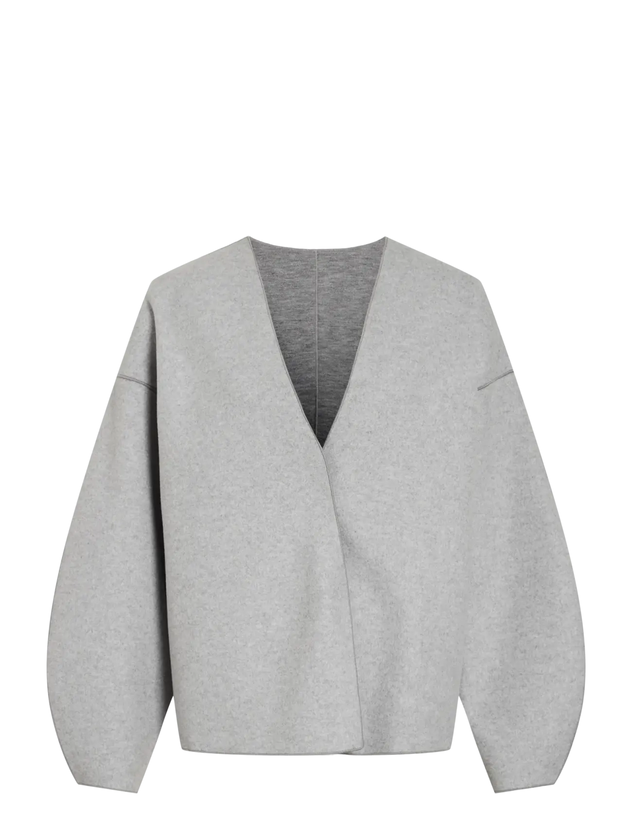 Vila VIJUICE LOOSE L/S JACKET - NOOS - PARTY - LIGHT GREY MELANGE / grey