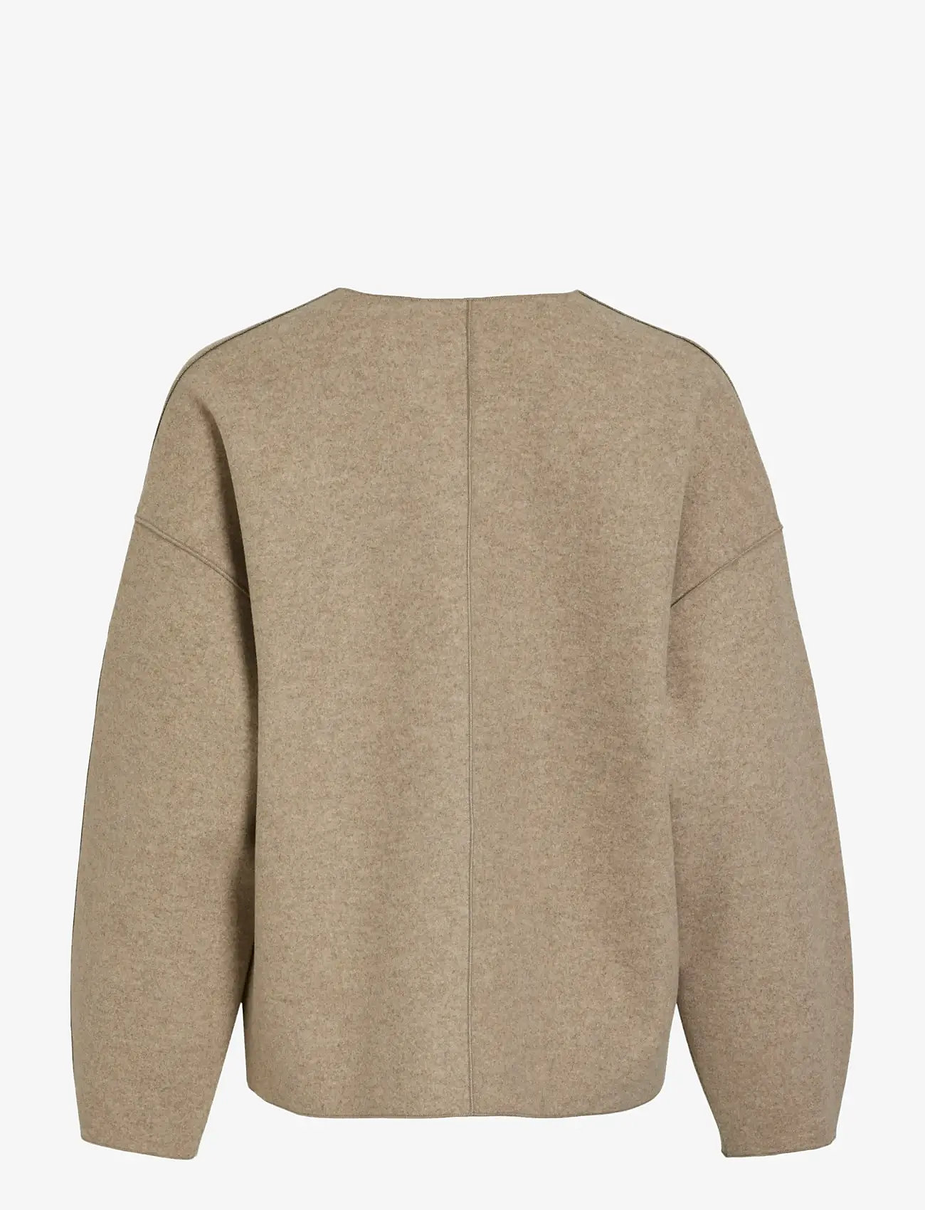 Vila - VIJUICE LOOSE L/S JACKET - NOOS - coats - natural melange - 2