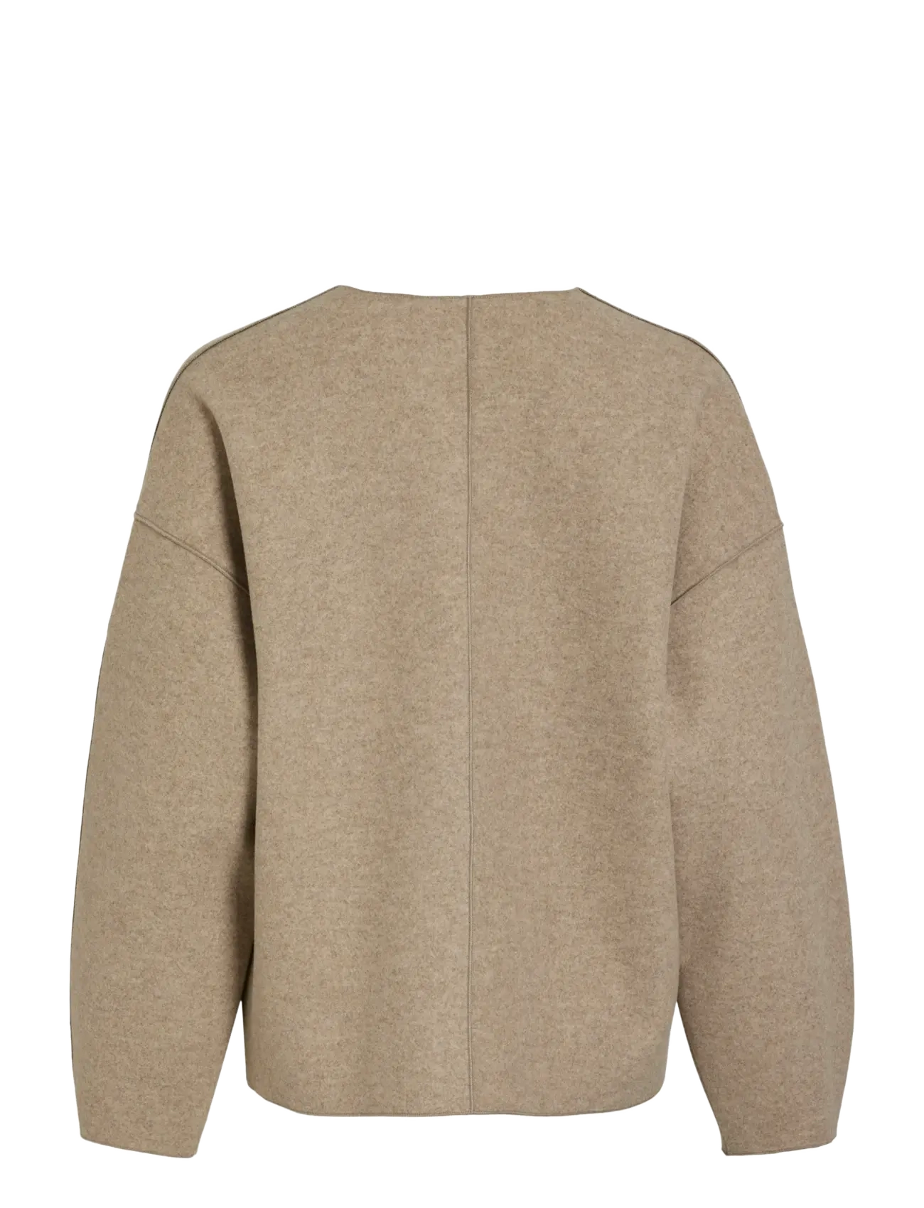 Vila - VIJUICE LOOSE L/S JACKET - NOOS - pitkät takit - natural melange - 2