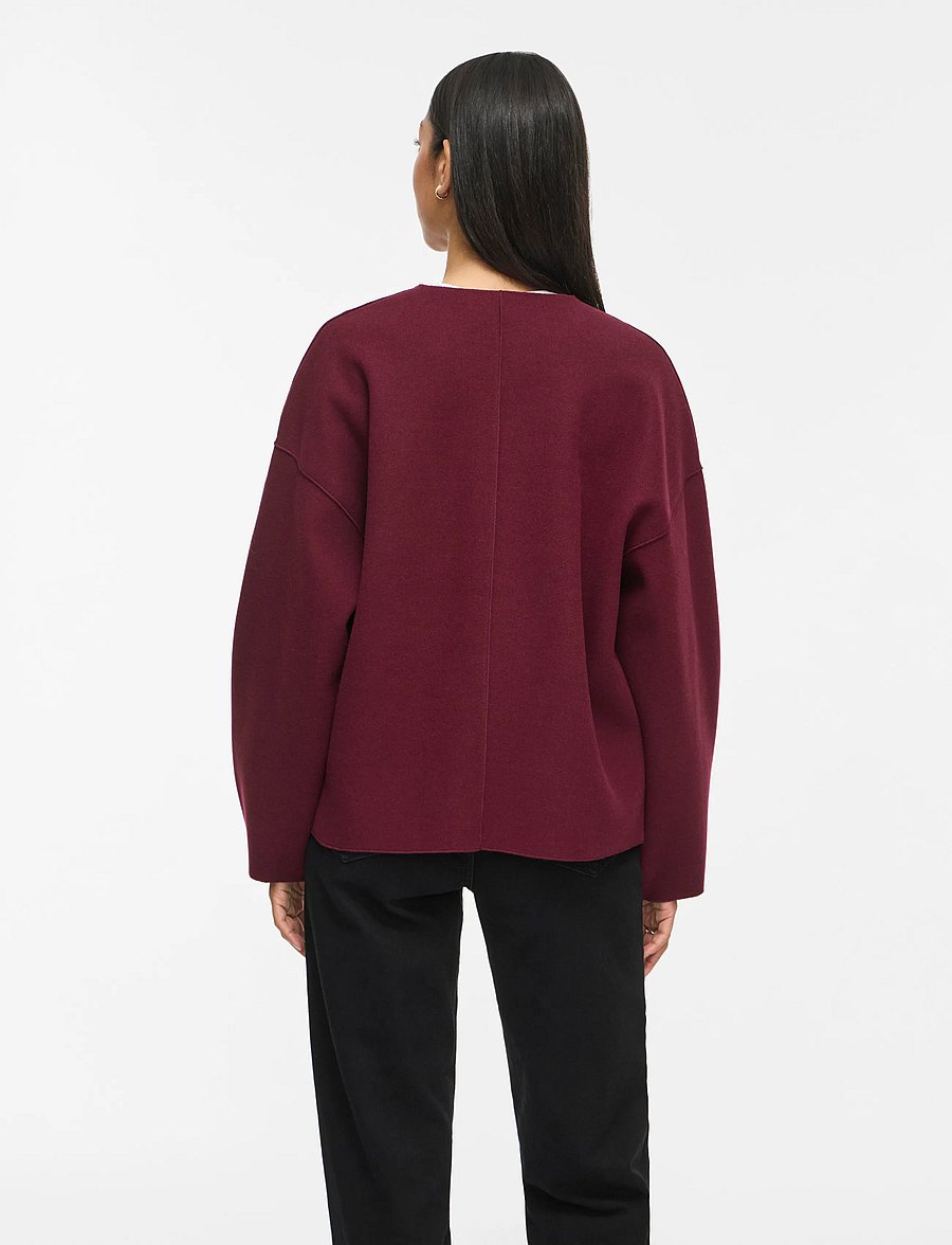 Vila - VIJUICE LOOSE L/S JACKET - NOOS - frakker - port royale - 3