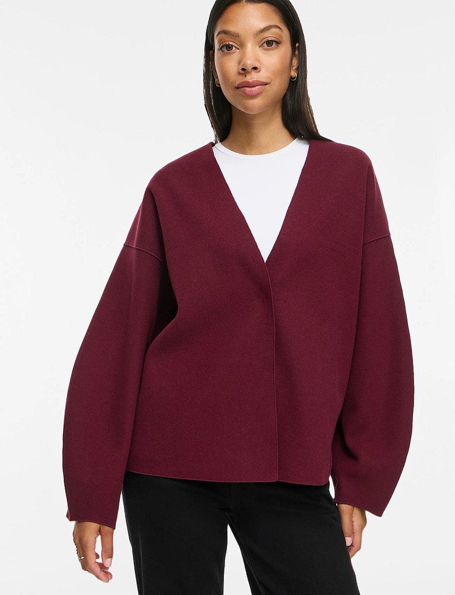 Vila - VIJUICE LOOSE L/S JACKET - NOOS - frakker - port royale - 5