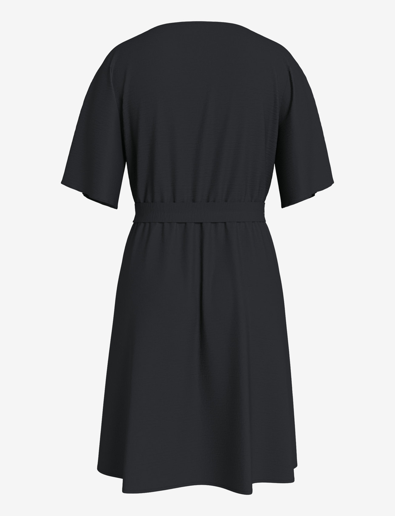 Vila - VIJOSA 2/4 WRAP DRESS - wickelkleider - black beauty - 1