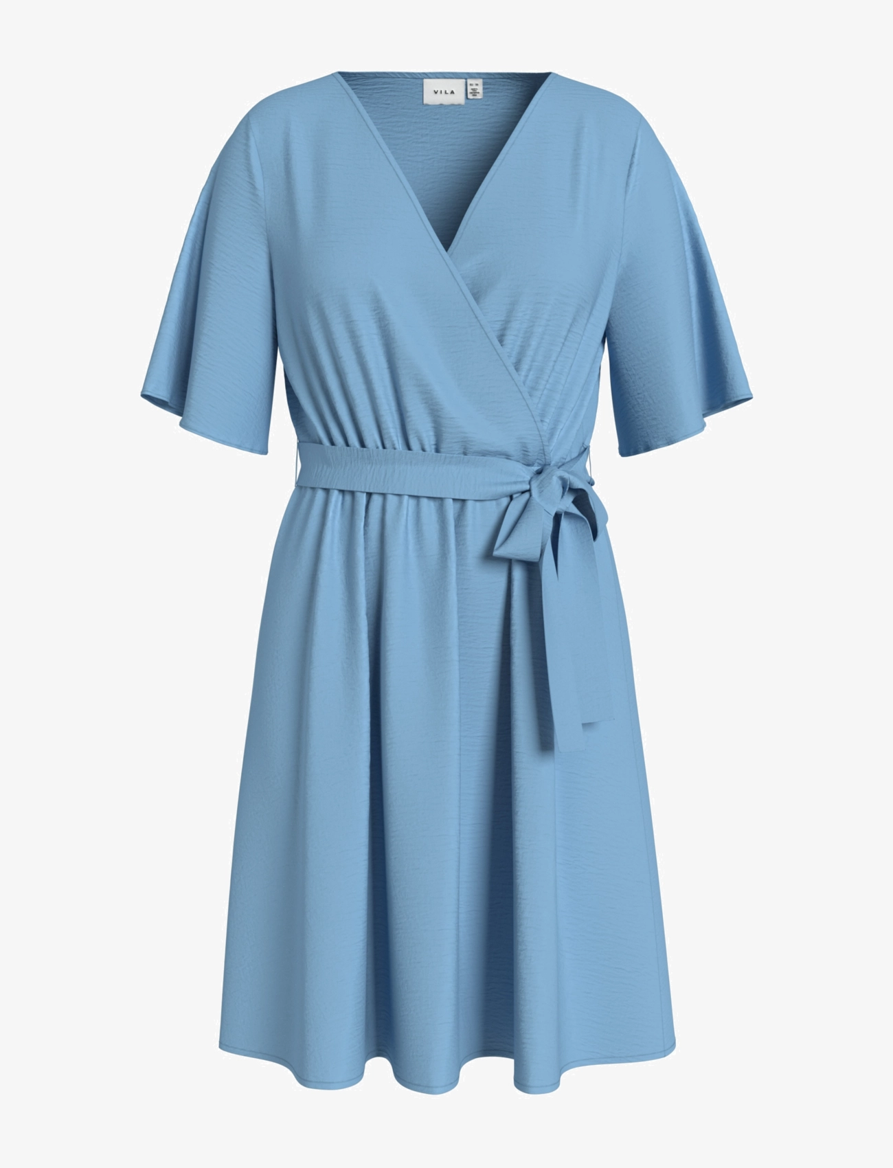 Vila - VIJOSA 2/4 WRAP DRESS - blissful blue - 1