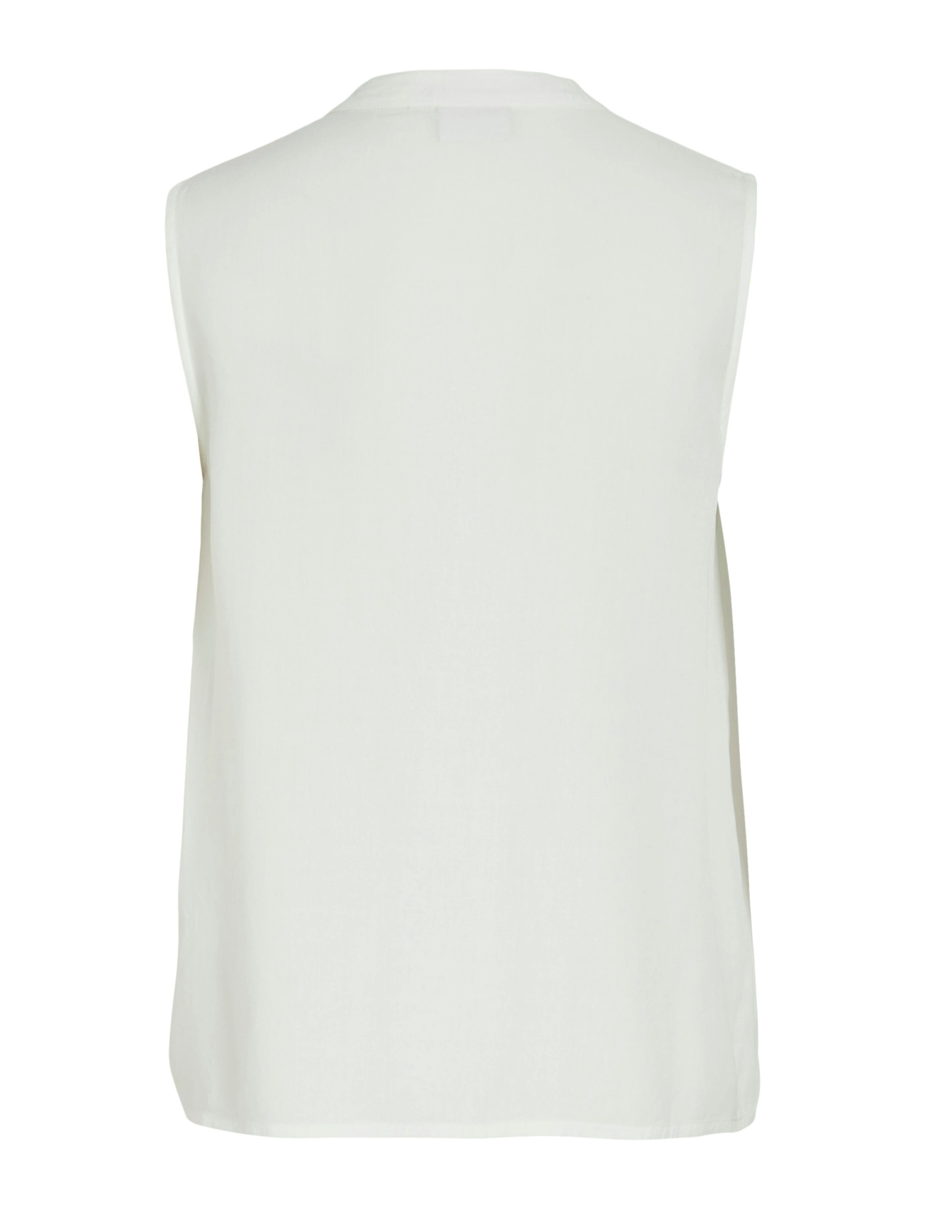 Vila - VIROSA V-NECK S/L TOP - NOOS - Ärmellose tops - cloud dancer - 2