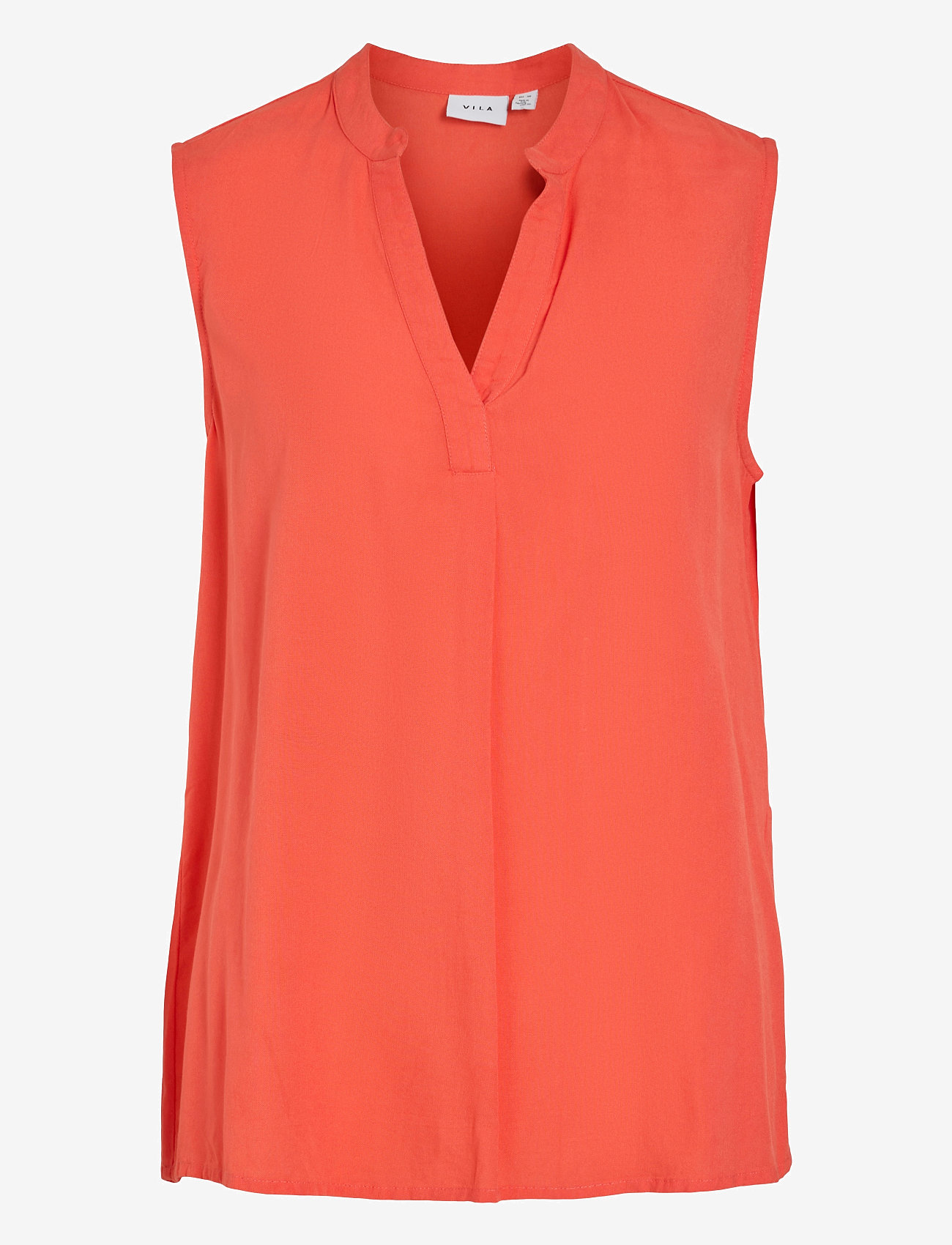Vila - VIROSA V-NECK S/L TOP - NOOS - tanktops - dubarry - 1