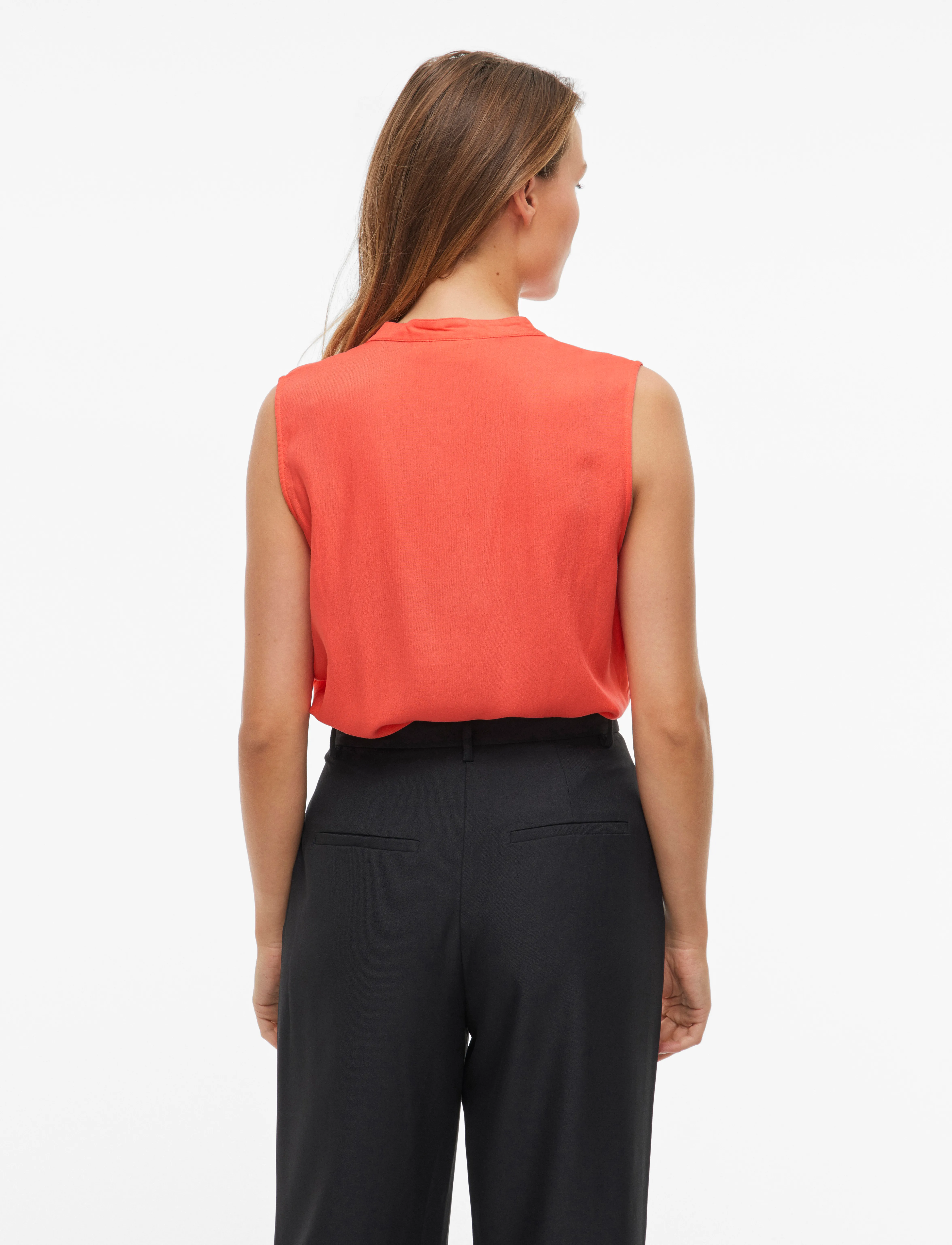 Vila - VIROSA V-NECK S/L TOP - NOOS - ermalausir toppar - dubarry - 3