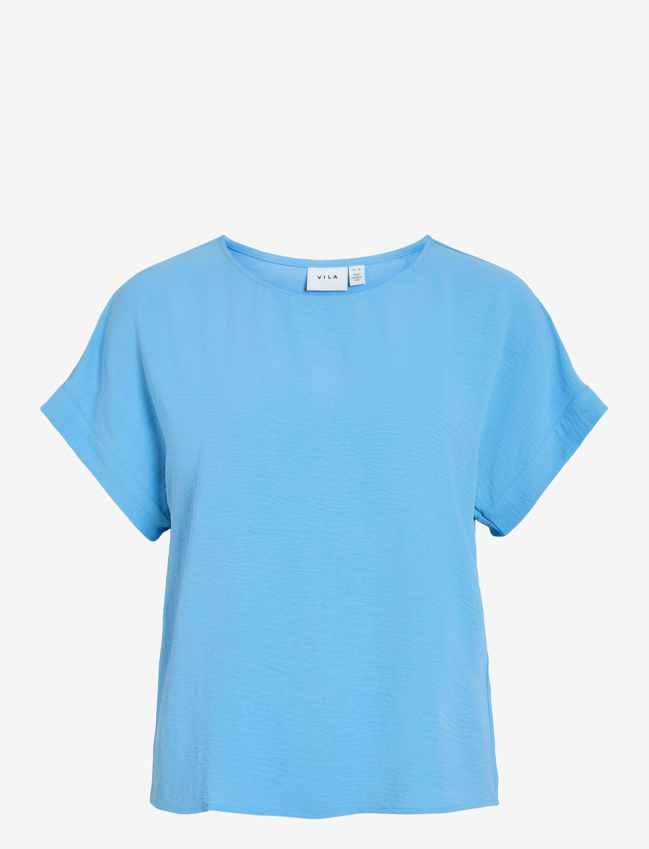 Vila - VIJOSA S/S TOP - NOOS - t-särgid - blissful blue - 0