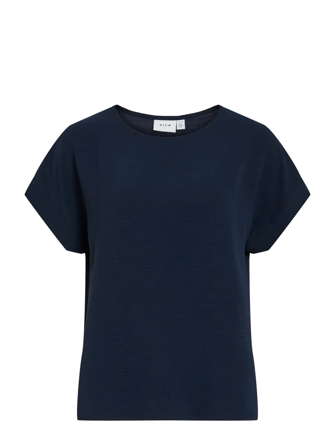 Vila VIJOSA S/S TOP - NOOS - Tøj - NAVY BLAZER / navy