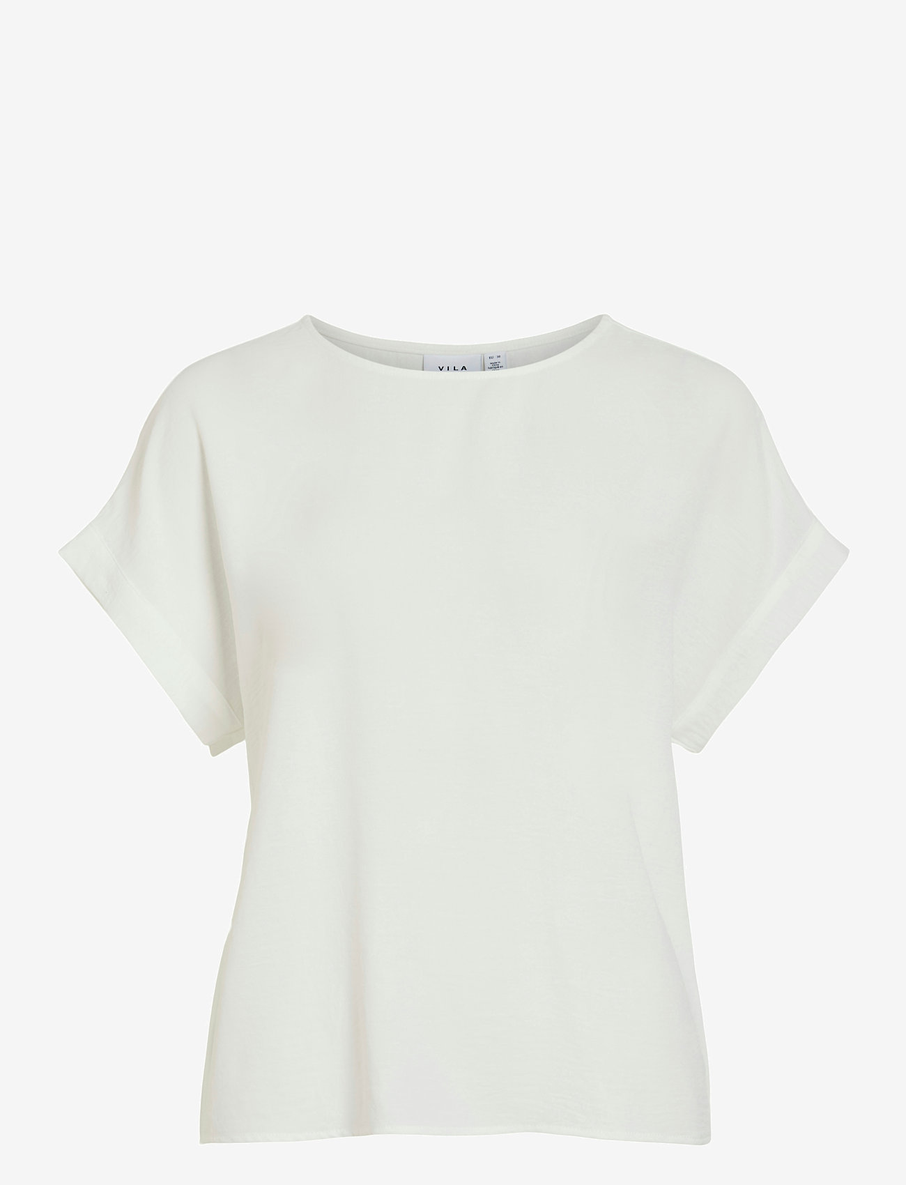 Vila - VIJOSA S/S TOP - NOOS - t-shirts - snow white - 1