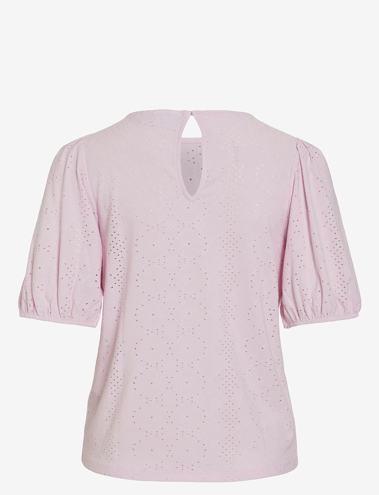 Vila - VIKALLY O-NECK 2/4 TOP - NOOS - kortærmede bluser - winsome orchid - 2