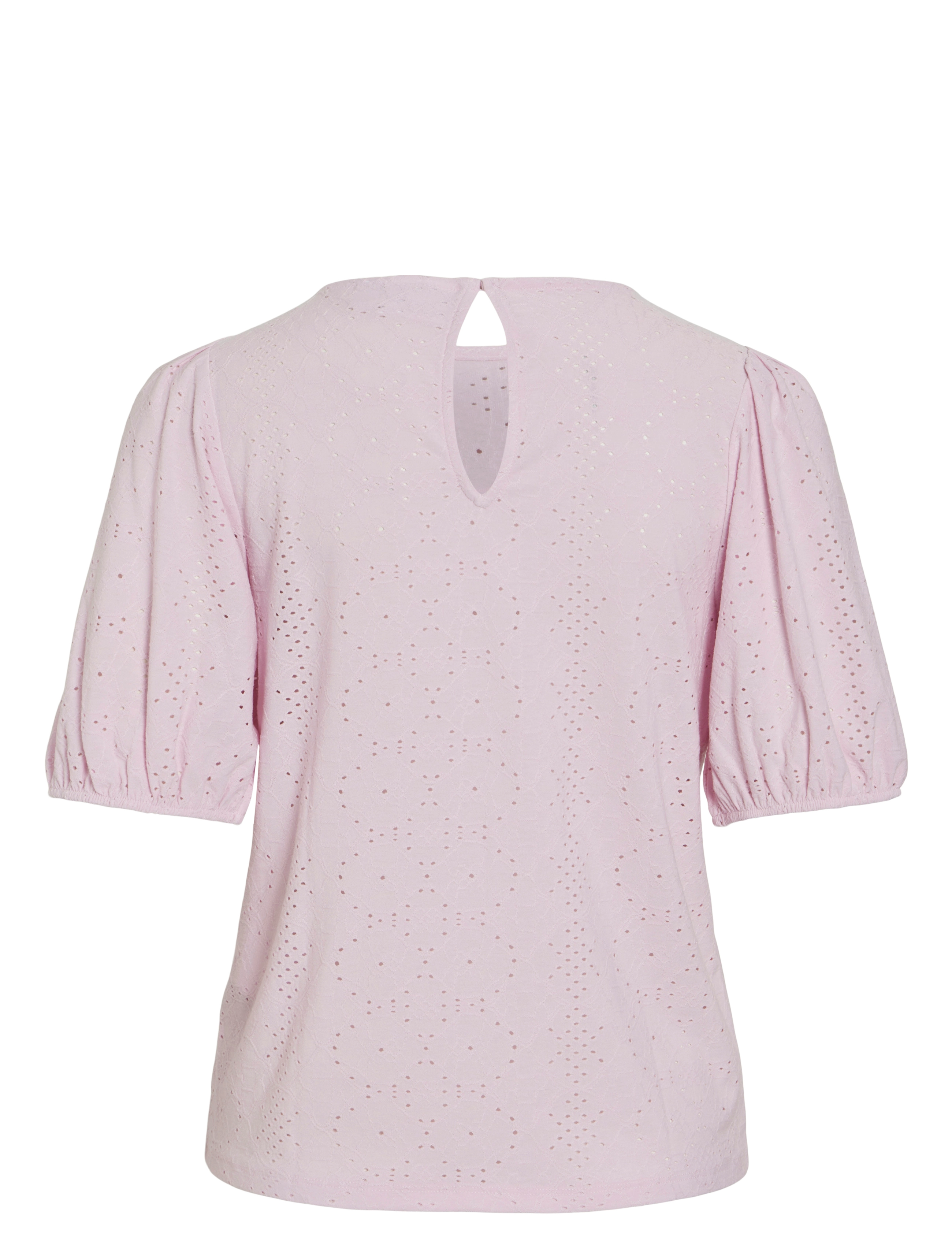 Vila - VIKALLY O-NECK 2/4 TOP - NOOS - kortærmede bluser - winsome orchid - 2