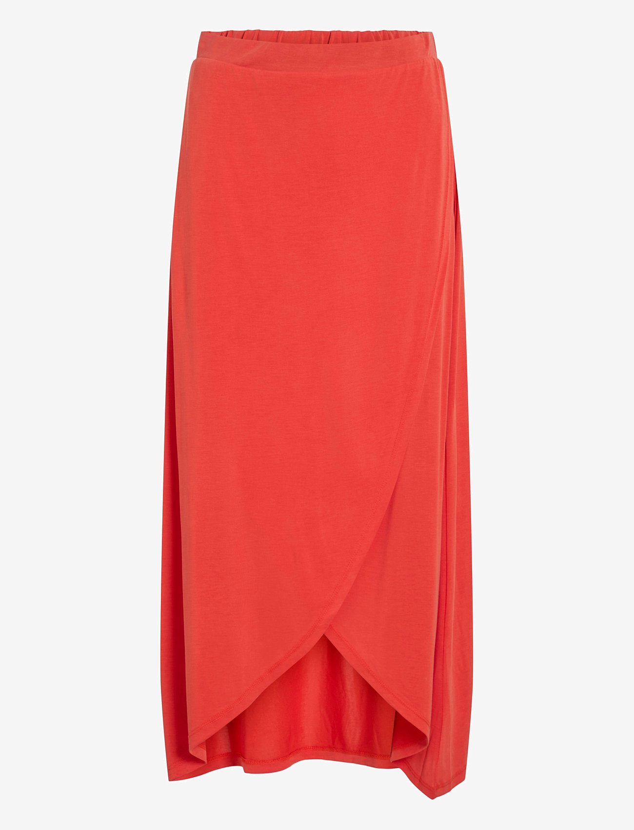 Vila - VIMODALA HW WRAP SKIRT - NOOS - maxi skirts - aurora red - 0