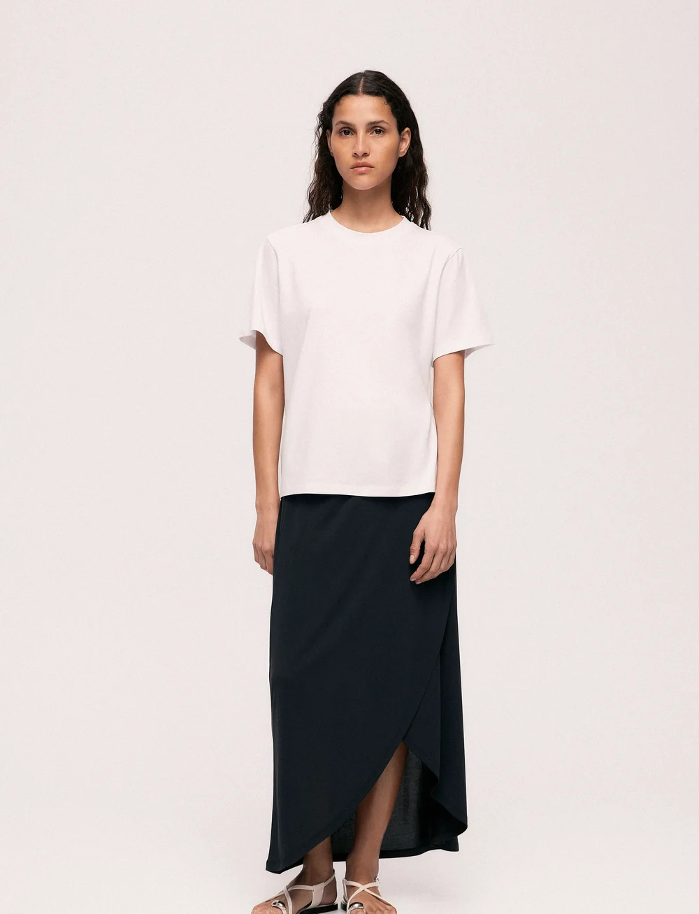 Vila - VIMODALA HW WRAP SKIRT - NOOS - jupes longues - black - 4