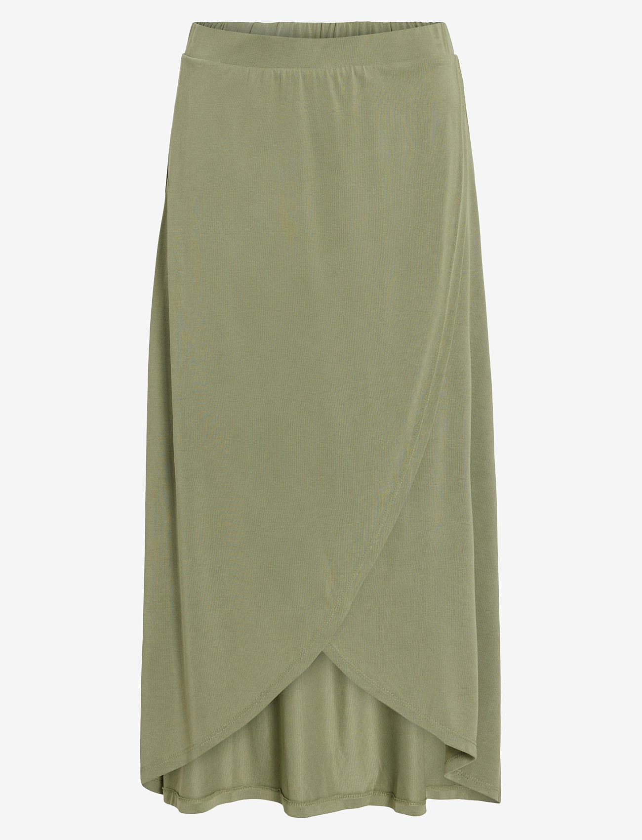Vila - VIMODALA HW WRAP SKIRT - NOOS - lange skjørt - oil green - 0