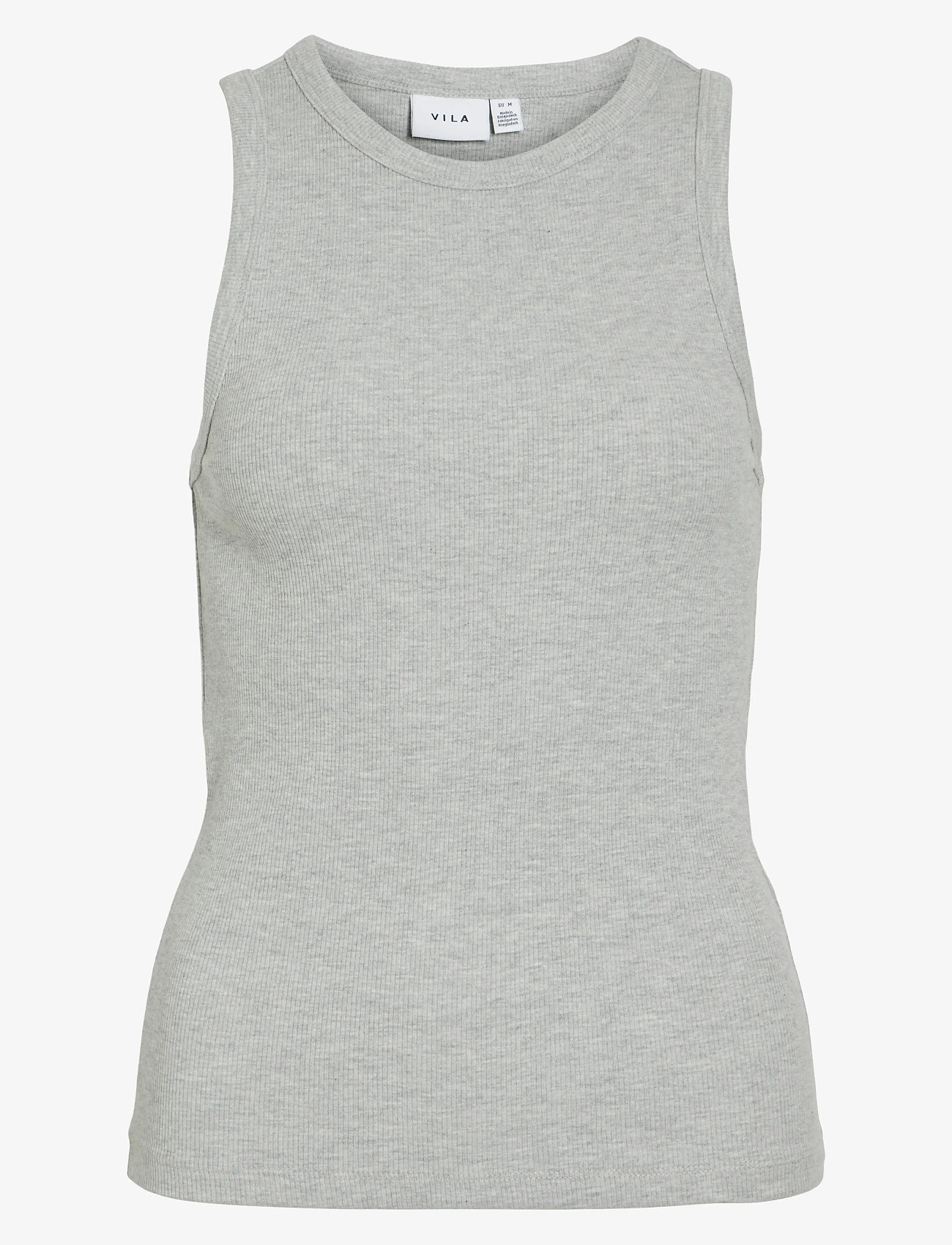 Vila - VISOLA S/L TANK TOP - NOOS - linnen - light grey melange - 0