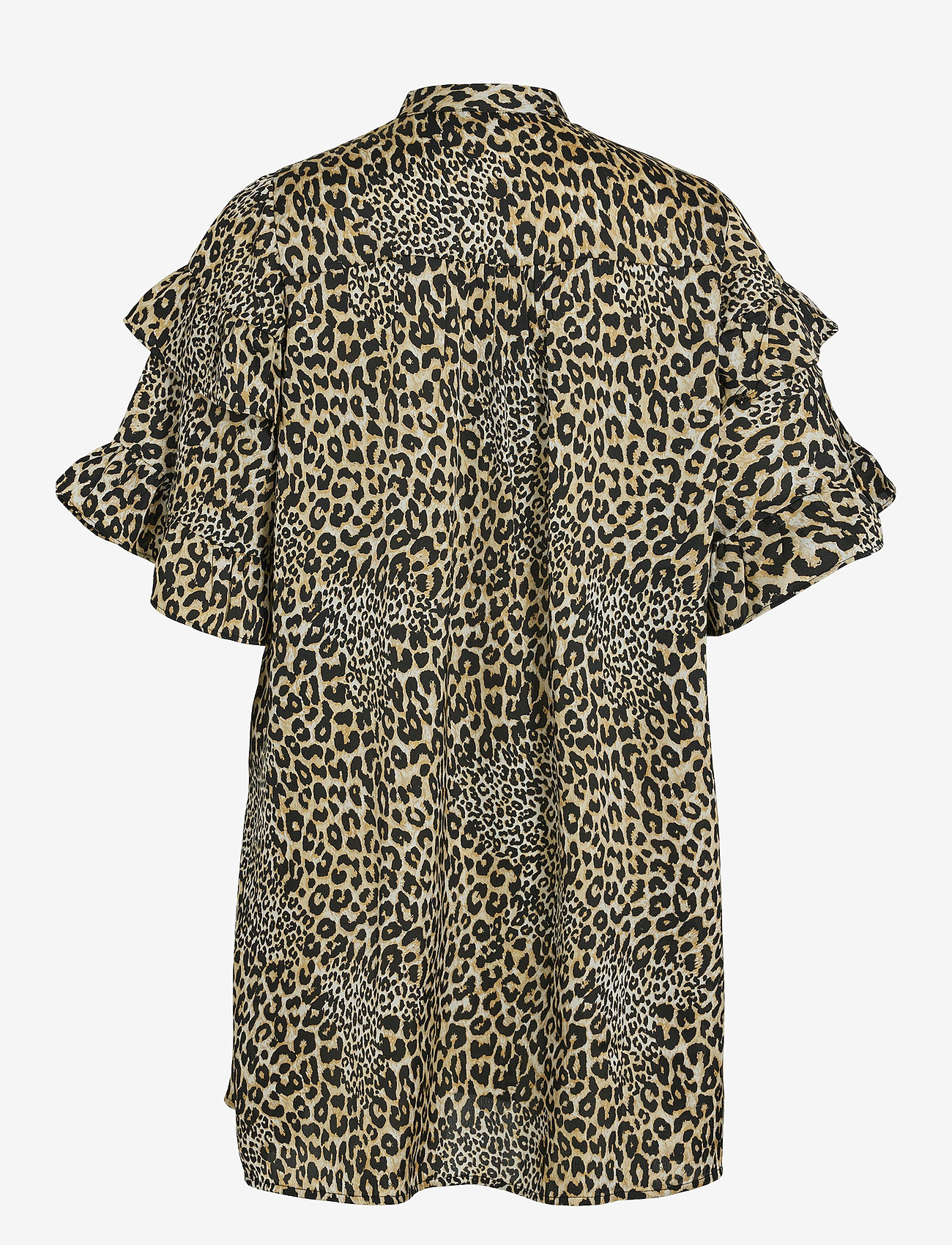 Vila - VIKAVAS 2/4 FRILL DRESS - skjortklänningar - nomad - 1