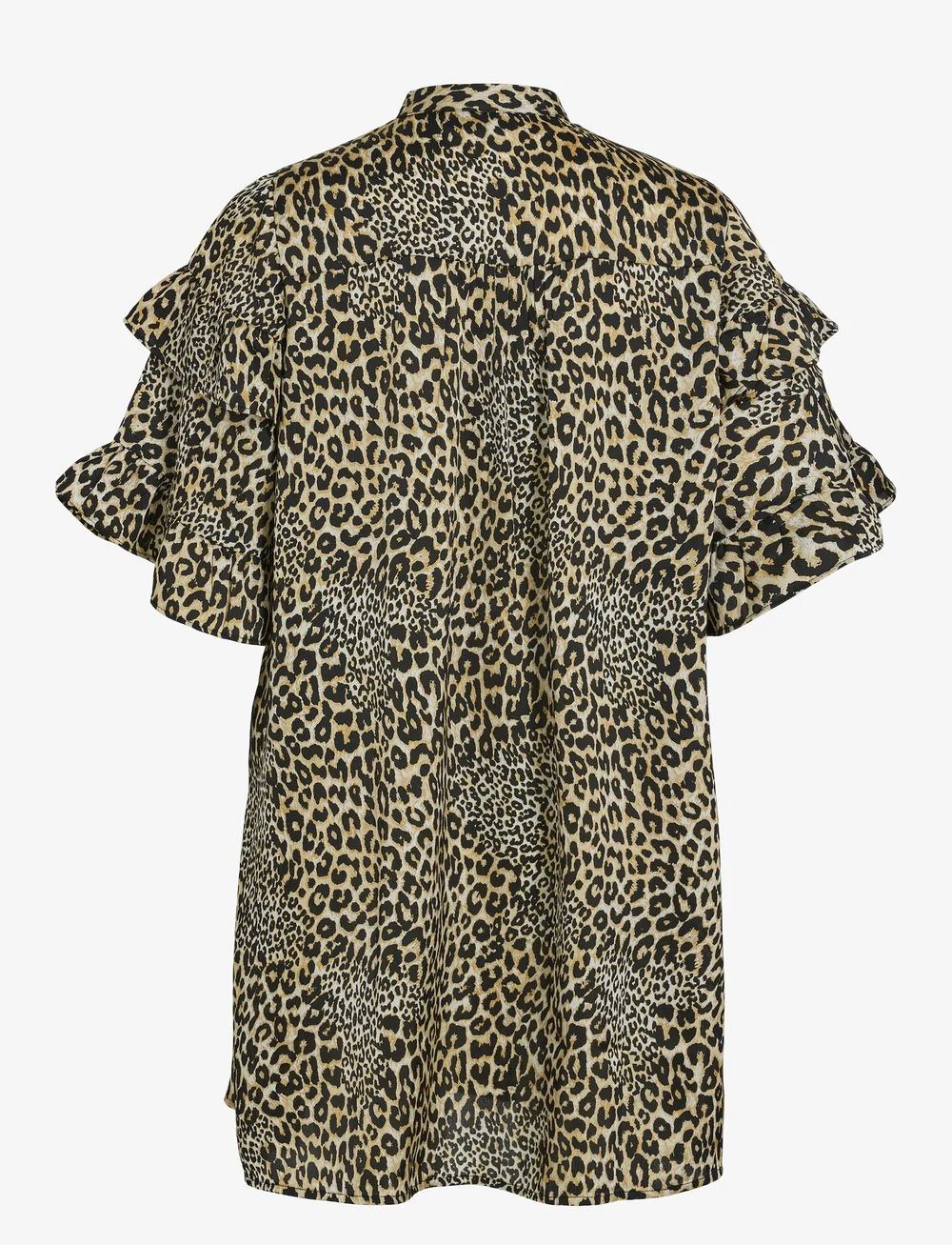 Vila - VIKAVAS 2/4 FRILL DRESS - hemdkleider - nomad - 1