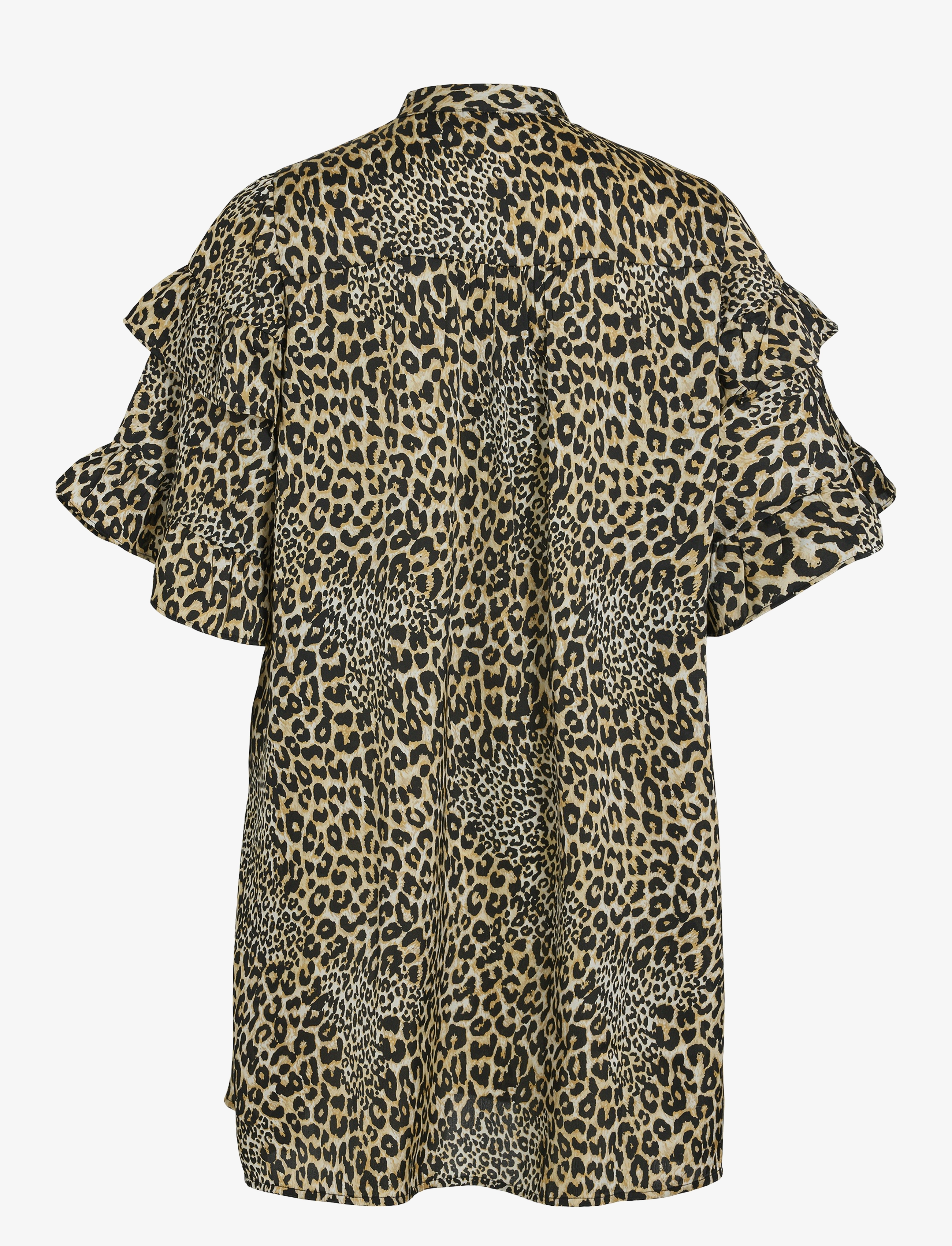 Vila - VIKAVAS 2/4 FRILL DRESS - laveste priser - nomad - 2